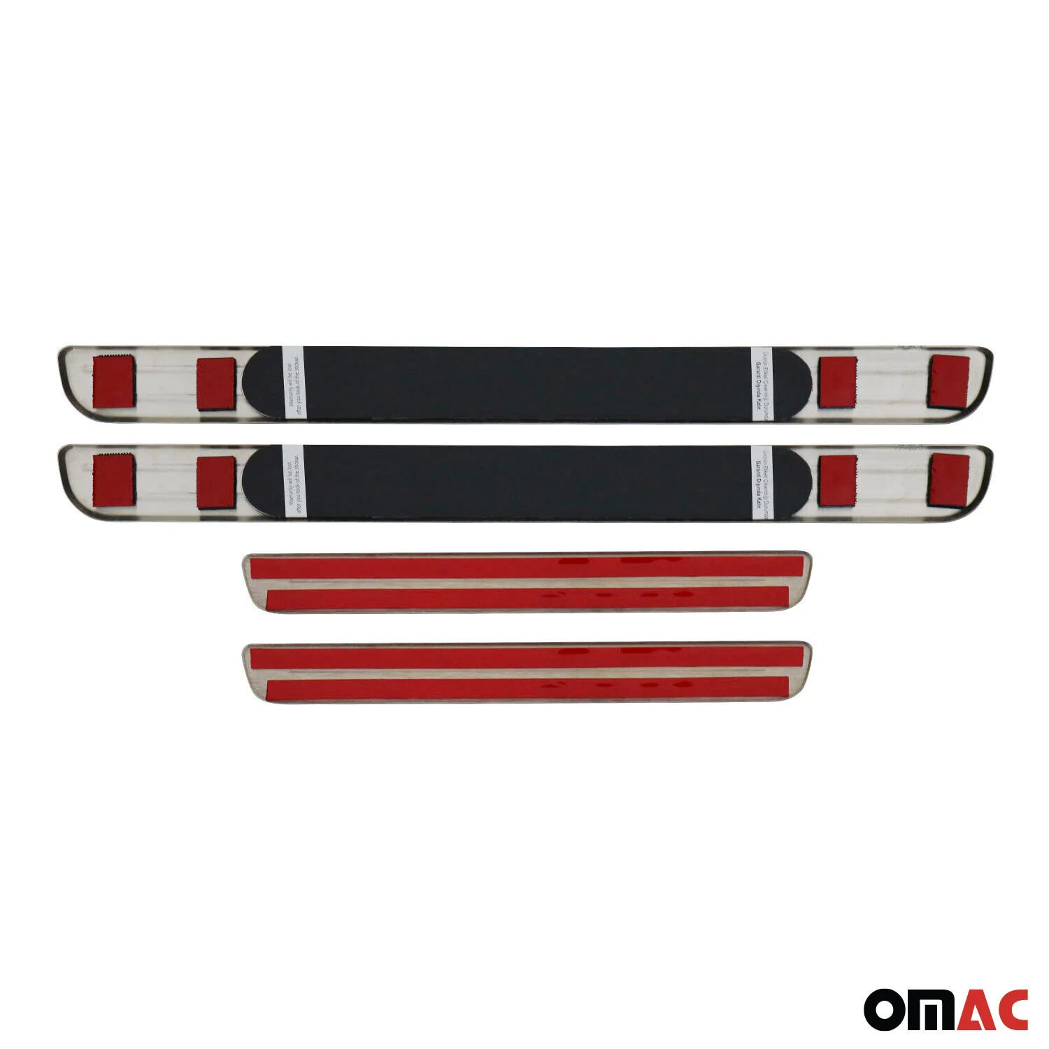 Einstiegsleisten Türschweller Universal LED Exclusive Edelstahl Dunkel Chrom 4x - Image 5