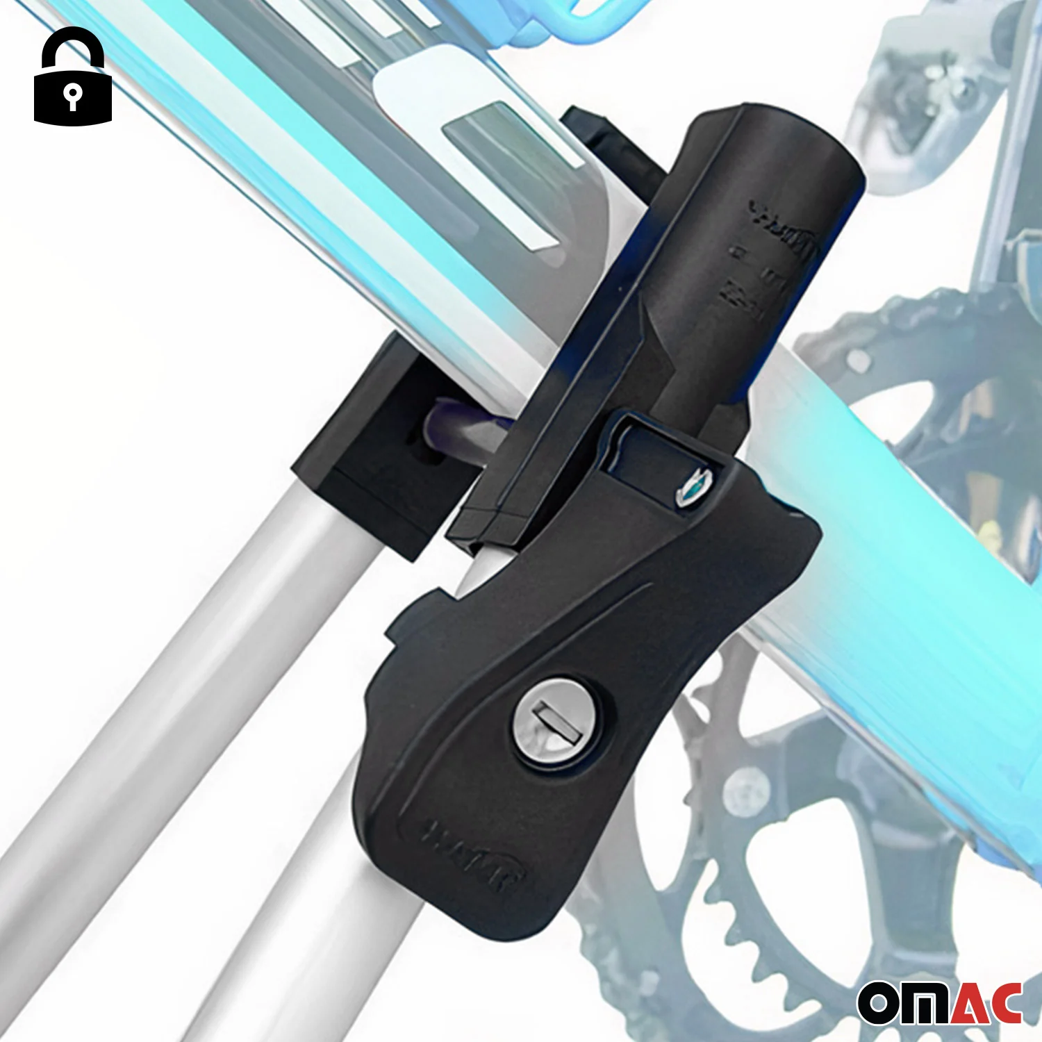 Fahrradträger Dachfahrradträger bis 17kg Aluminium Silber Fahrradhalter - Image 5