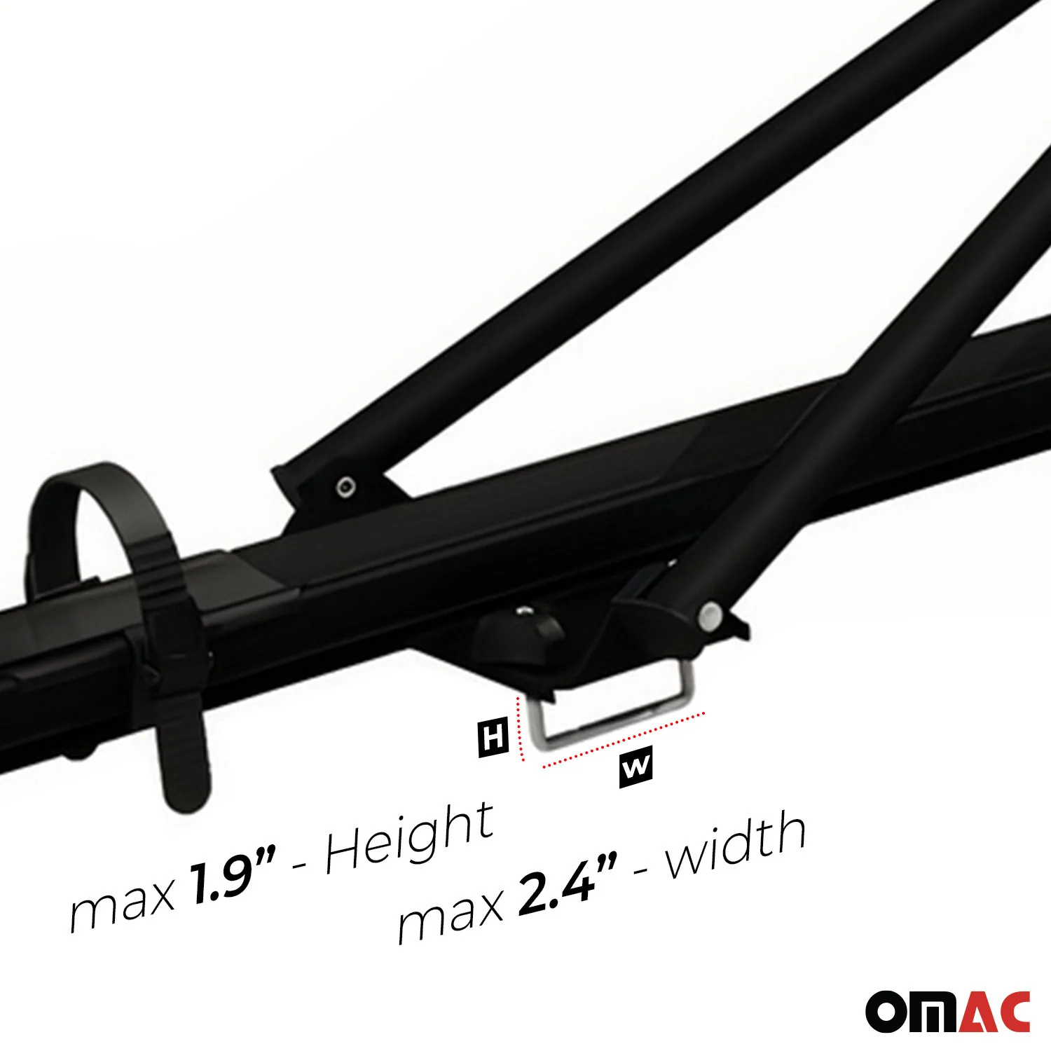 Fahrradträger Dachfahrradträger bis 17kg Aluminium Schwarz Fahrradhalter - Image 4