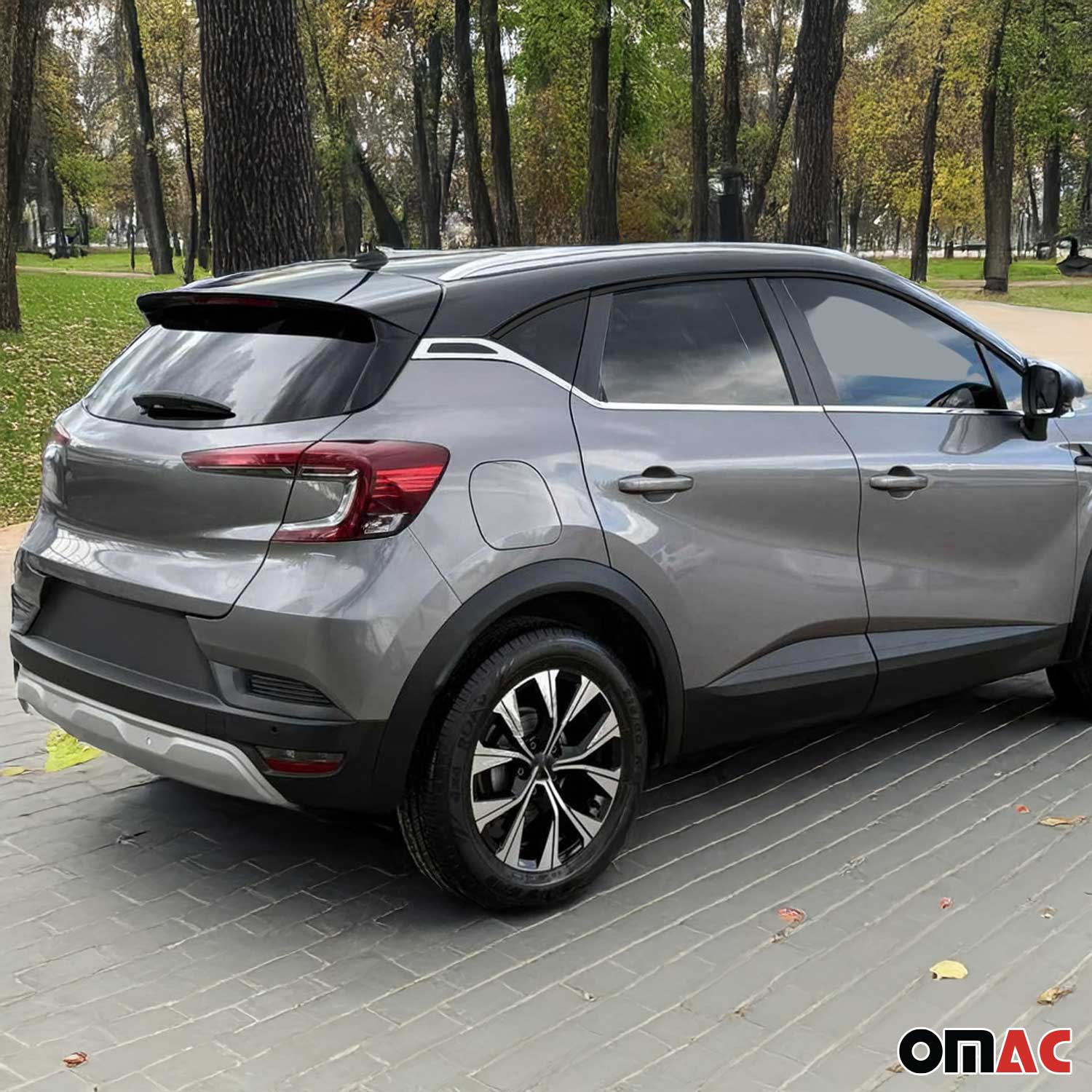 Fensterleisten Zierleisten für Renault Captur 2019-2026 Edelstahl Chrom 8tlg - Image 2