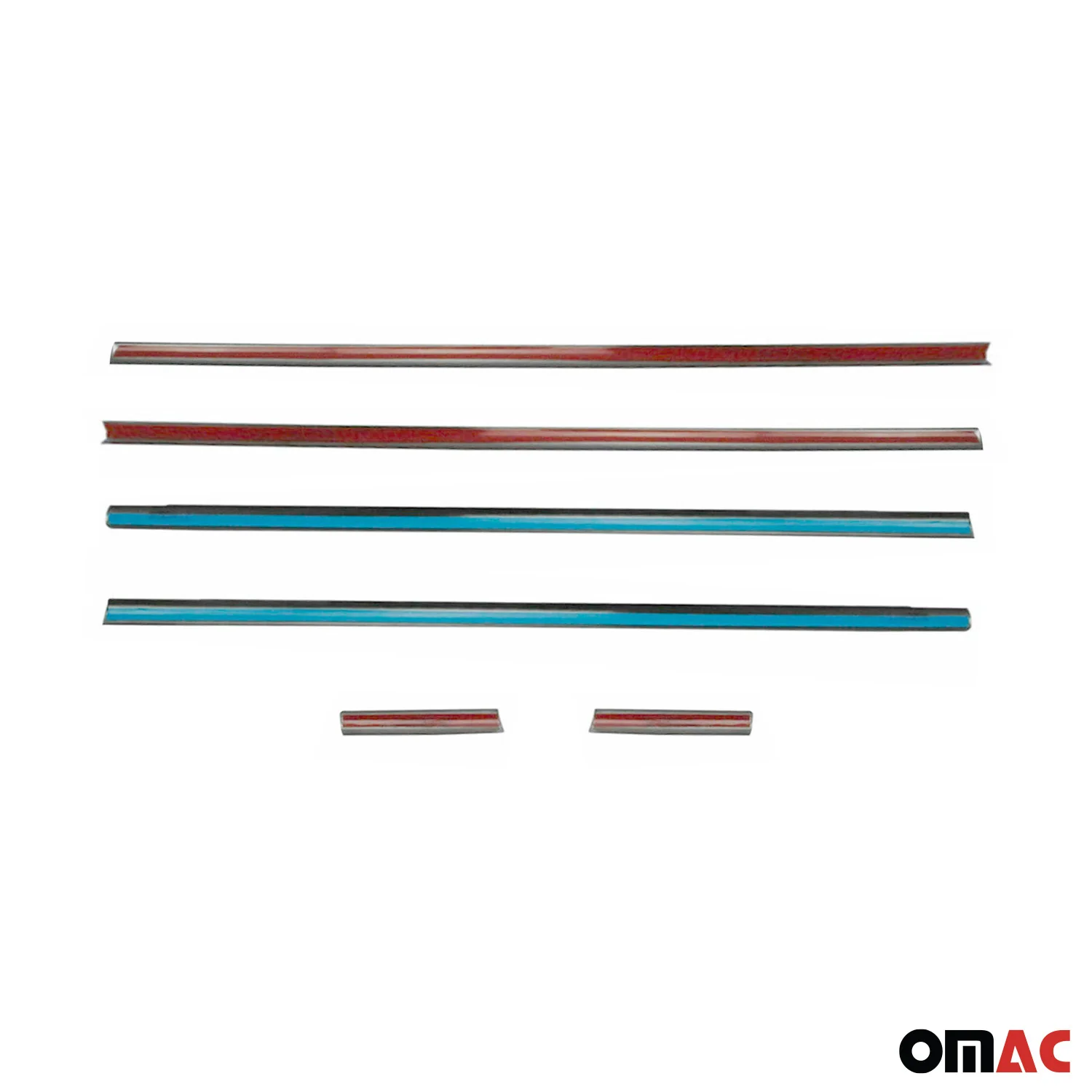 Fensterleisten Zierleisten für Fiat Punto Evo 2009-2012 Edelstahl Chrom 6tlg - Image 5