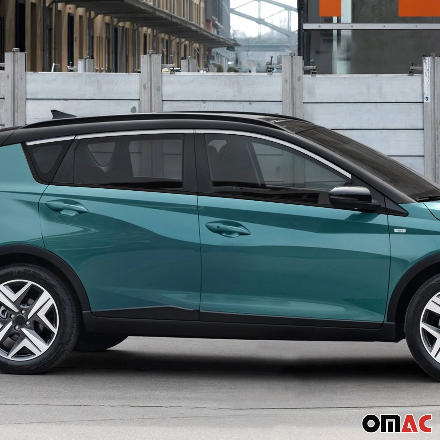 Fensterleisten Zierleisten für Hyundai Bayon 2021-2026 Edelstahl Chrom 6tlg - Image 2