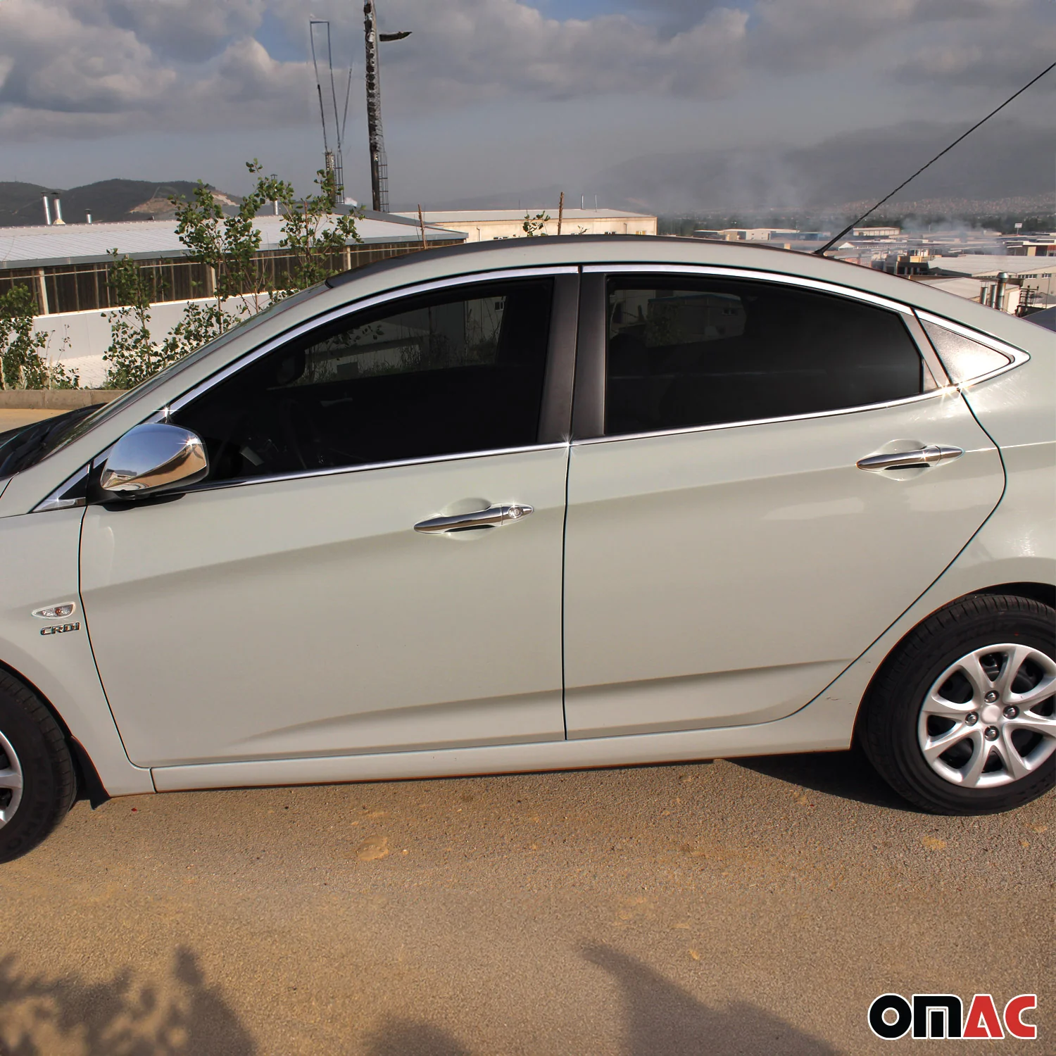 Fensterleisten Zierleisten für Hyundai Accent Blue Solaris 2012-2020 Chrom 14tlg - Image 2