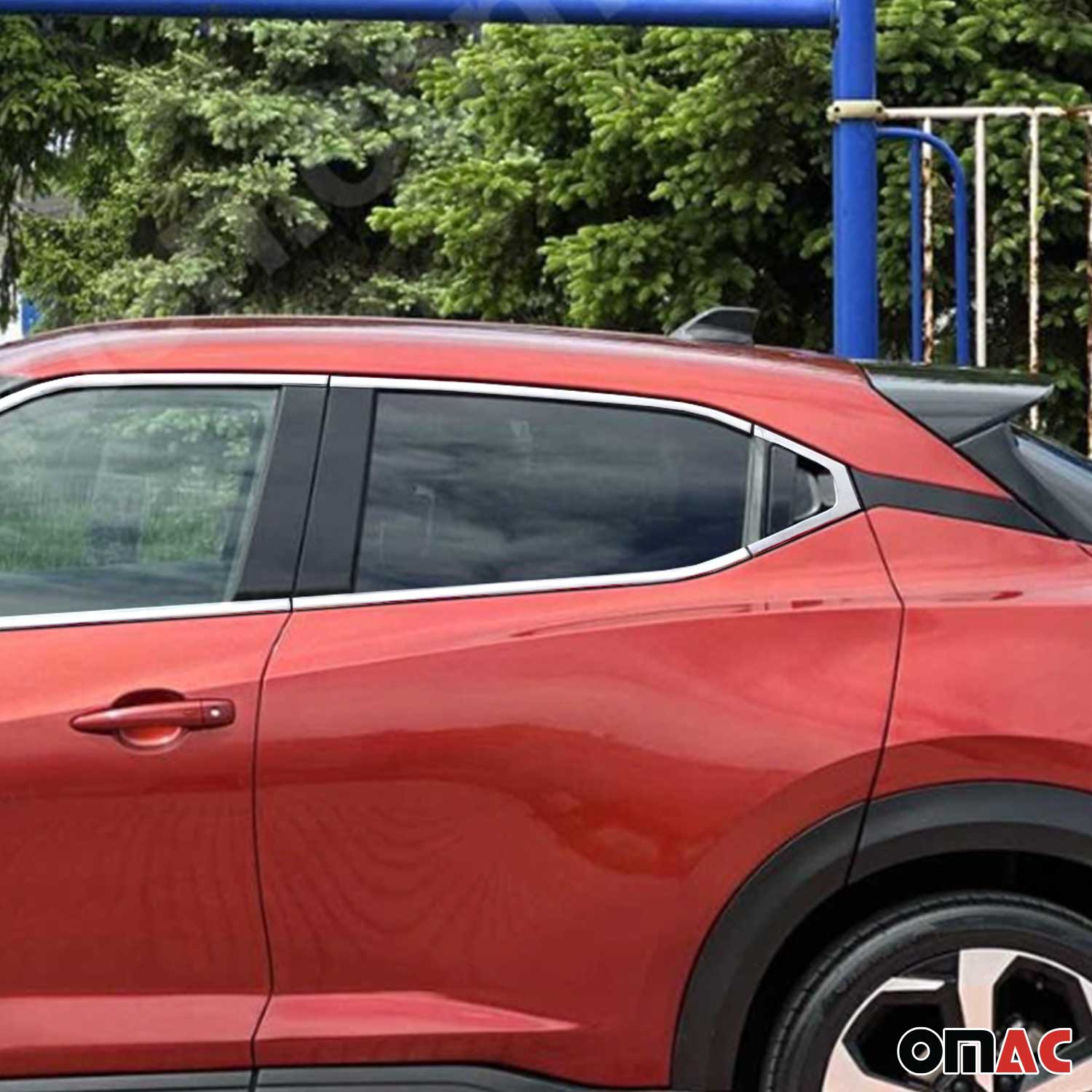 Fensterleisten Zierleisten für Nissan Juke 2019-2026 Gebürstet Edelstahl 10tlg - Image 3