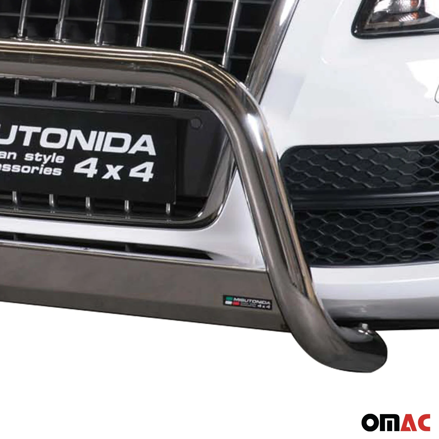 Frontbügel Frontschutzbügel für Audi Q5 2008-2015 ø63mm Stahl Silber Schutz - Image 3