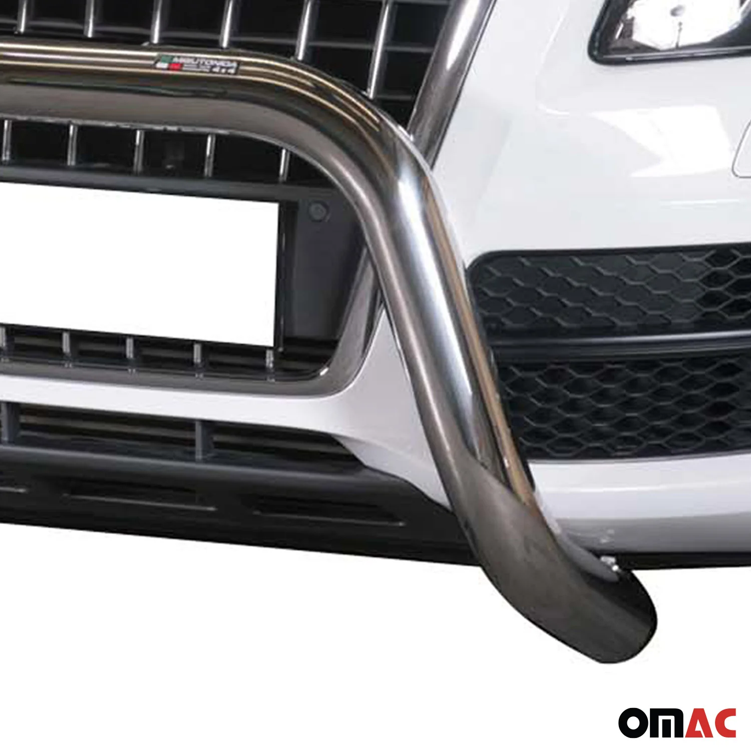 Frontbügel Frontschutzbügel für Audi Q5 2008-2015 ø76mm Stahl Silber Schutz - Image 3