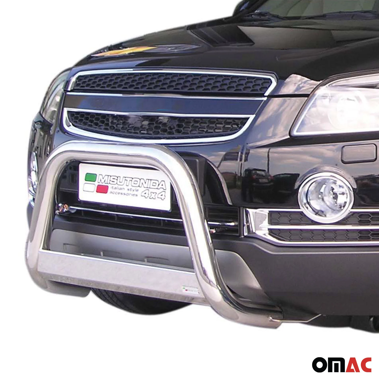 Frontbügel Frontschutzbügel für Chevrolet Captiva 2006-2010 ø63mm Stahl Silber - Image 2