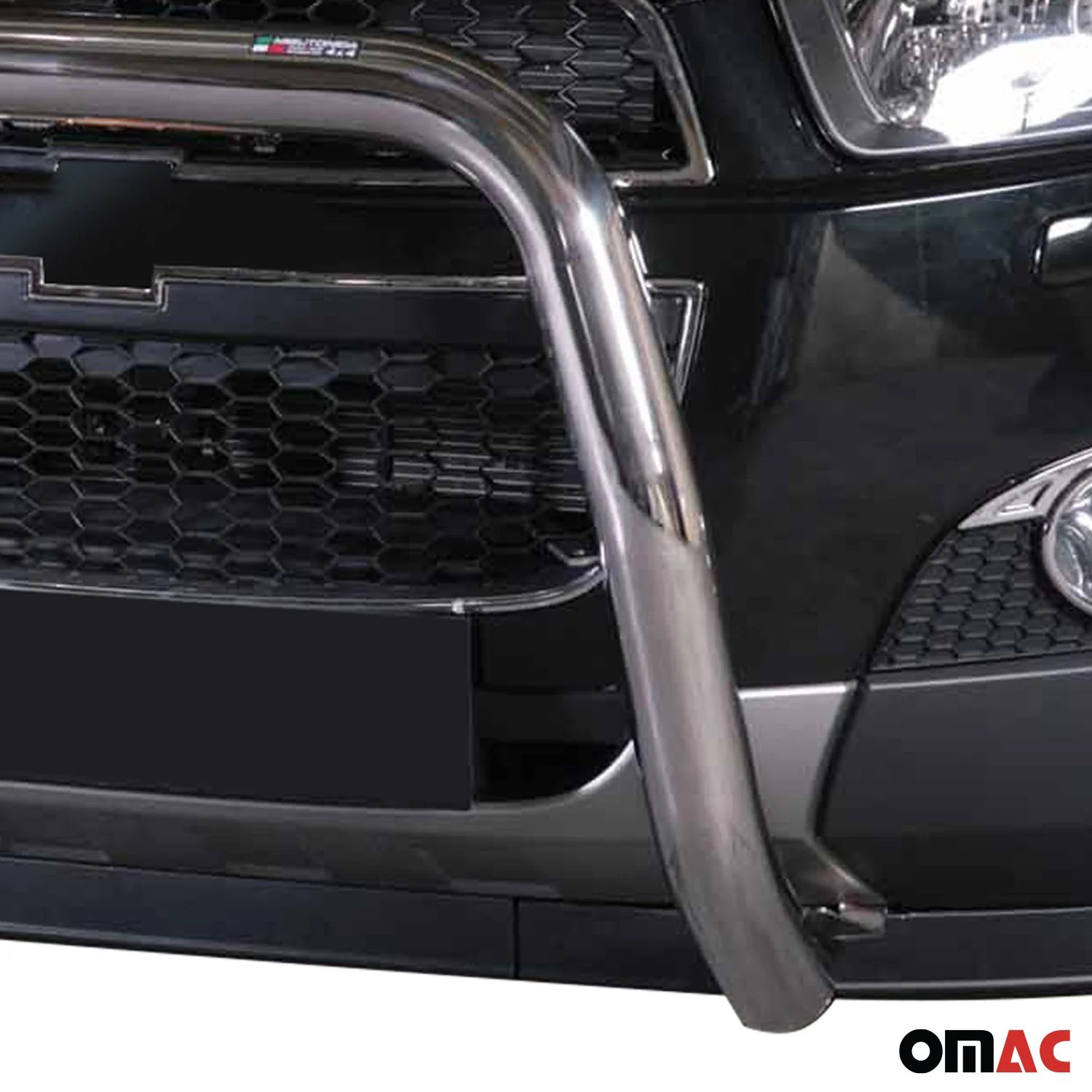 Frontbügel Frontschutzbügel für Chevrolet Captiva 2011-2016 ø76mm Stahl Silber - Image 3
