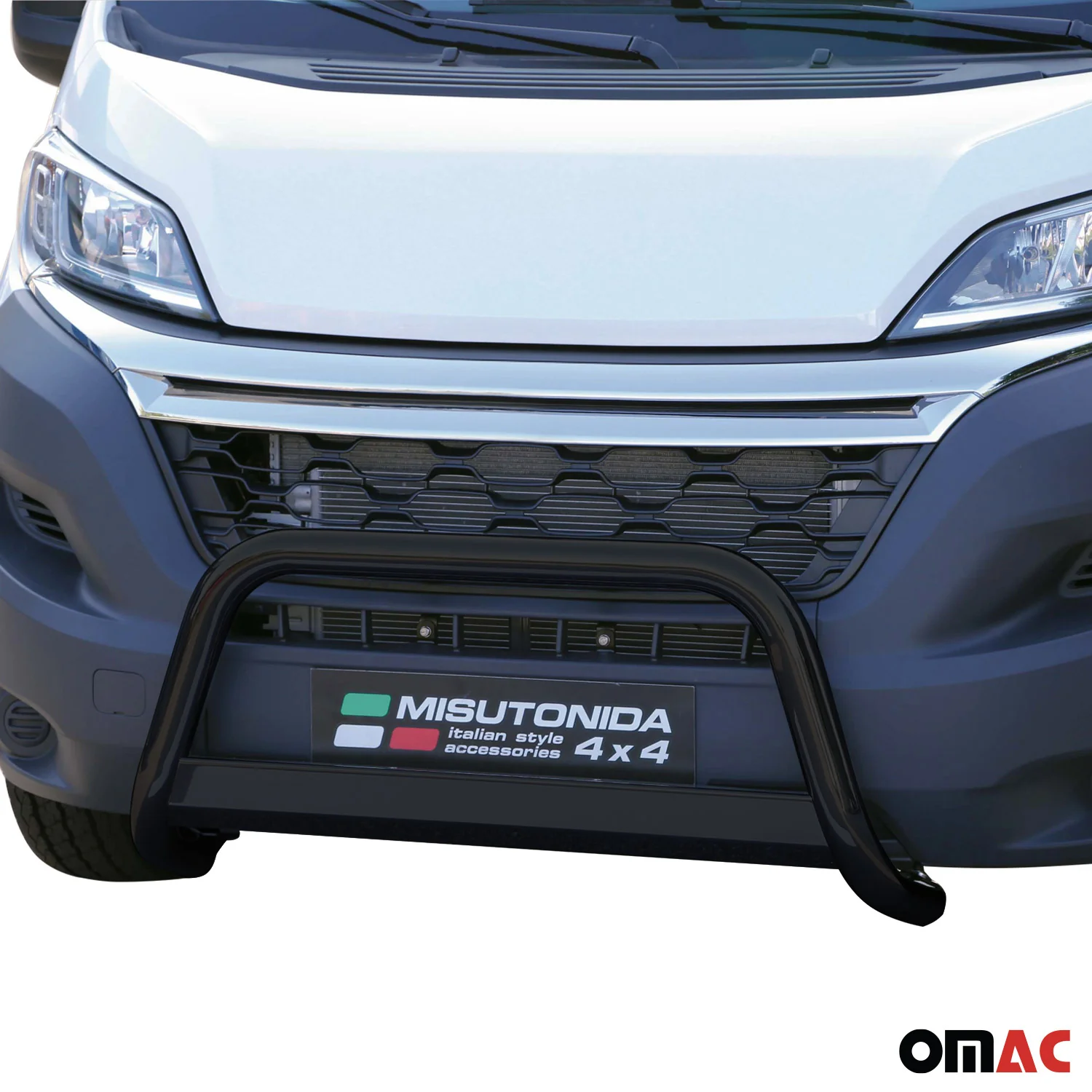 Frontbügel Frontschutzbügel für Citroen Jumper 2014-2023 Schwarz ø63 mm - Image 2