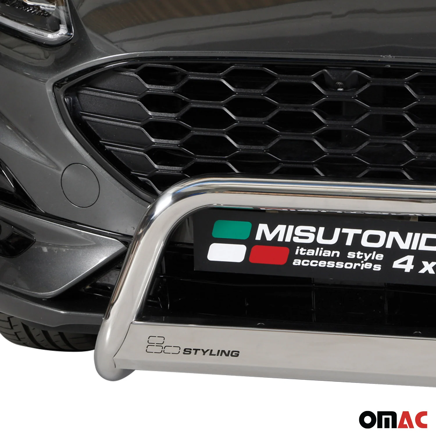 Frontbügel Frontschutzbügel für Ford Kuga III 2019-26 ø63mm Stahl Silber Schutz - Image 3