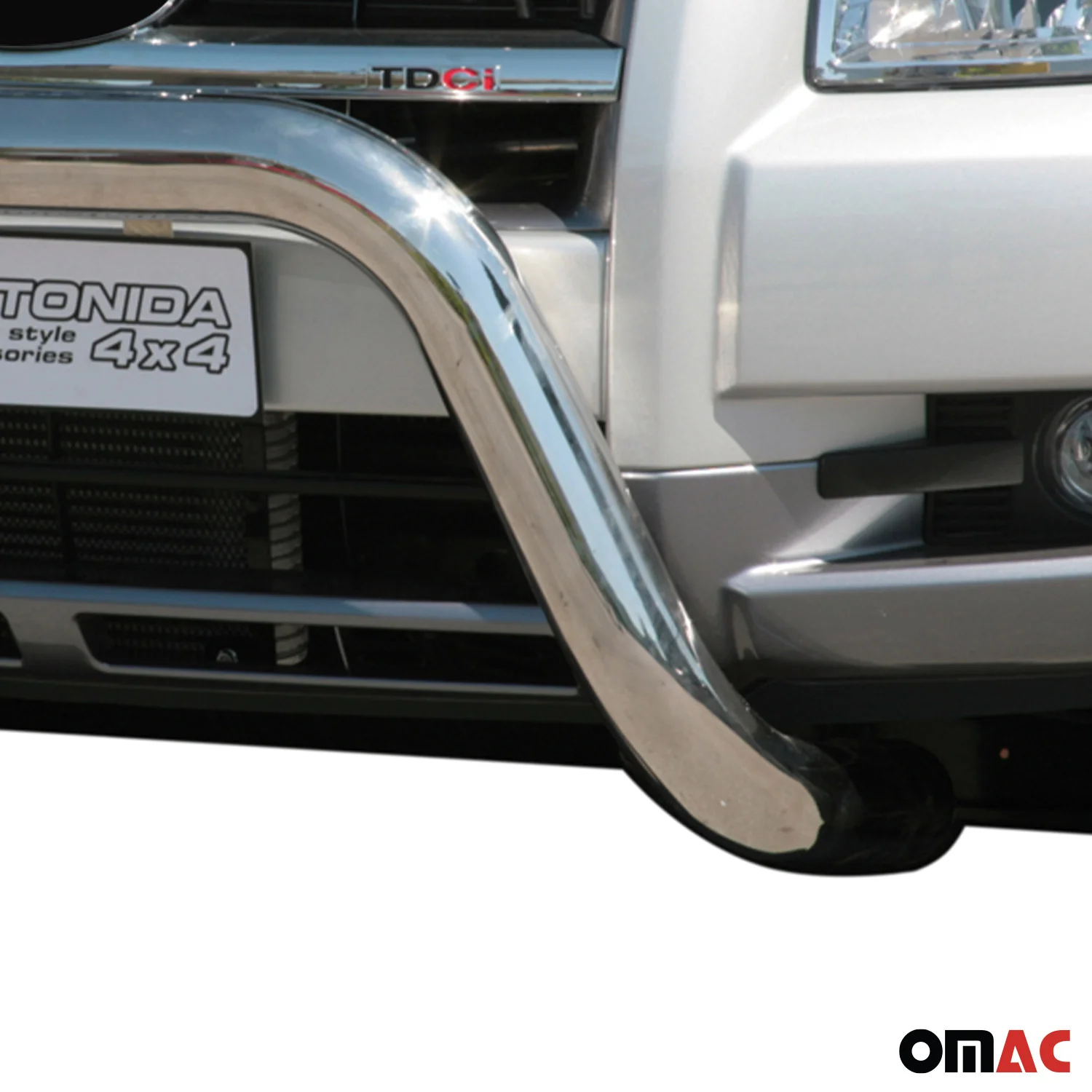 Frontbügel Frontschutzbügel für Ford Ranger 2007-2009 ø76mm Stahl Silber Schutz - Image 3
