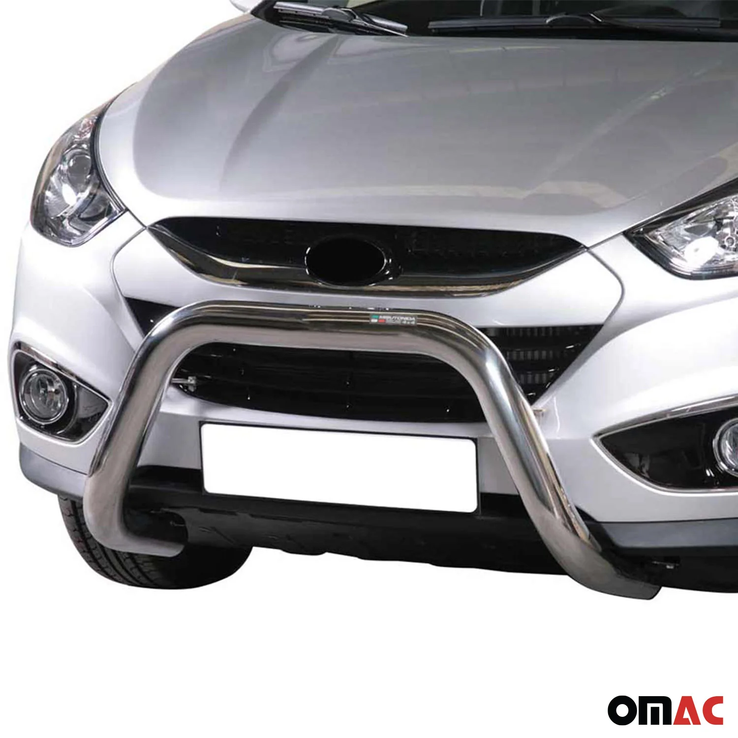 Frontbügel Frontschutzbügel für Hyundai ix35 2009-2015 ø76mm Stahl Silber Schutz - Image 2