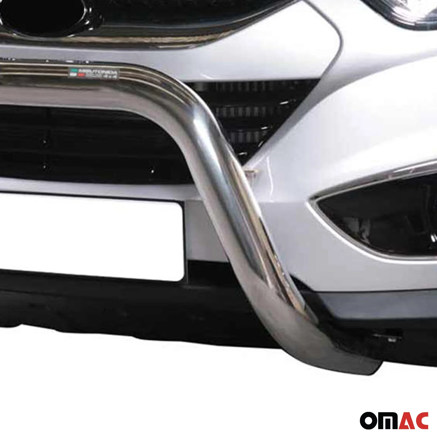 Frontbügel Frontschutzbügel für Hyundai ix35 2009-2015 ø76mm Stahl Silber Schutz - Image 3