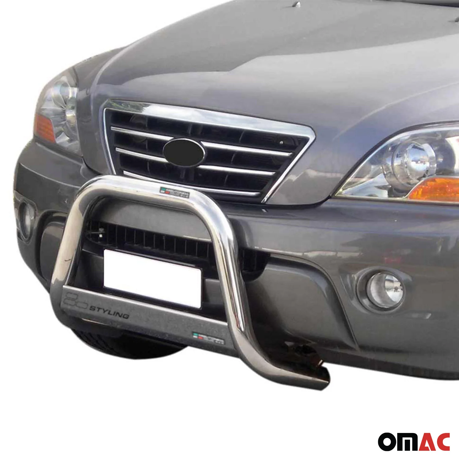 Frontbügel Frontschutzbügel für Kia Sorento 2006-2009 ø63mm Stahl Silber Schutz - Image 2