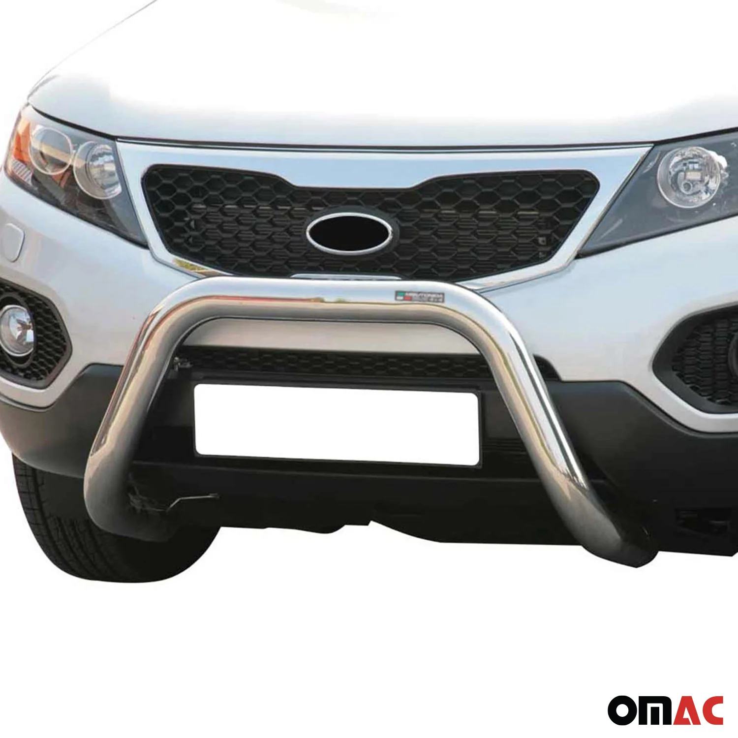 Frontbügel Frontschutzbügel für Kia Sorento 2009-2012 ø76mm Stahl Silber Schutz - Image 2