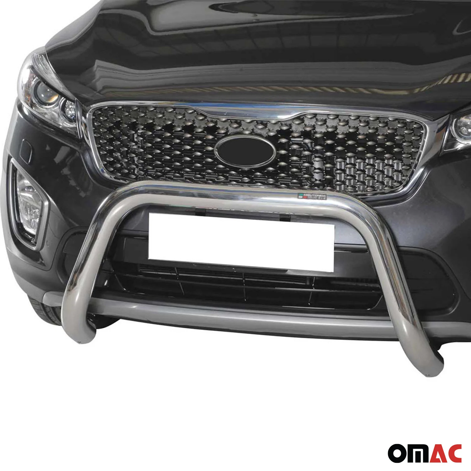 Frontbügel Frontschutzbügel für Kia Sorento 2014-2017 ø76mm Stahl Silber Schutz - Image 2