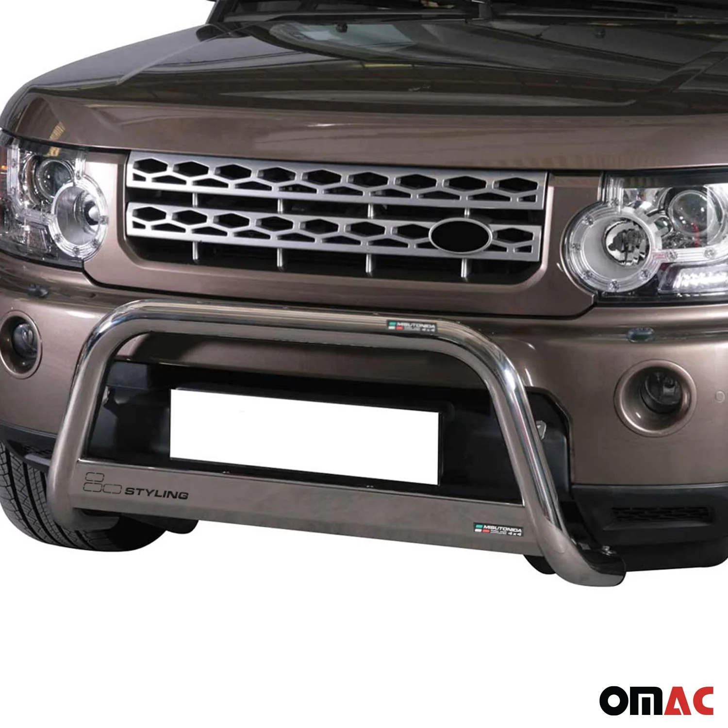 Frontbügel Frontschutzbügel für Land Rover Discovery 4 2009-2016 ø63 Stahl Grau - Image 2