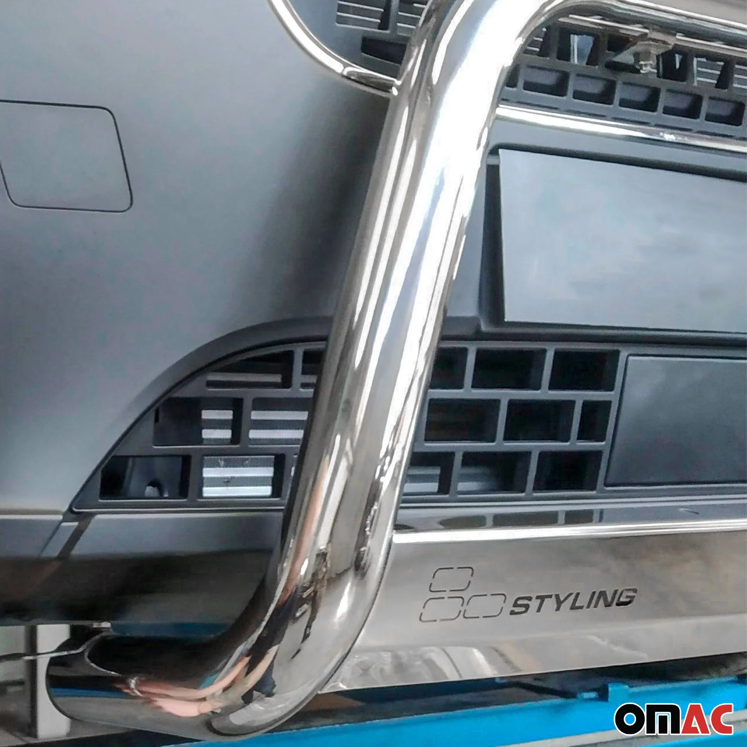 Frontbügel Frontschutzbügel für Mazda BT-50 2006-2012 ø63mm Stahl Silber Schutz - Image 5