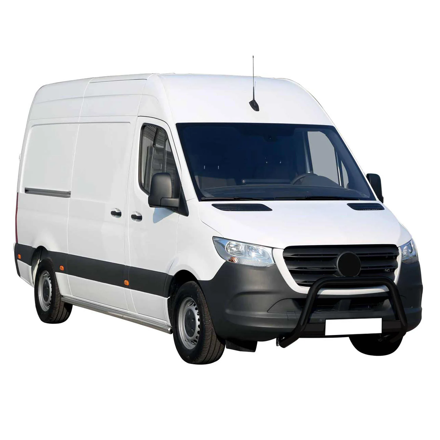 Frontbügel Frontschutzbügel für Mercedes Sprinter 2018-2026 ø63mm Stahl Schwarz