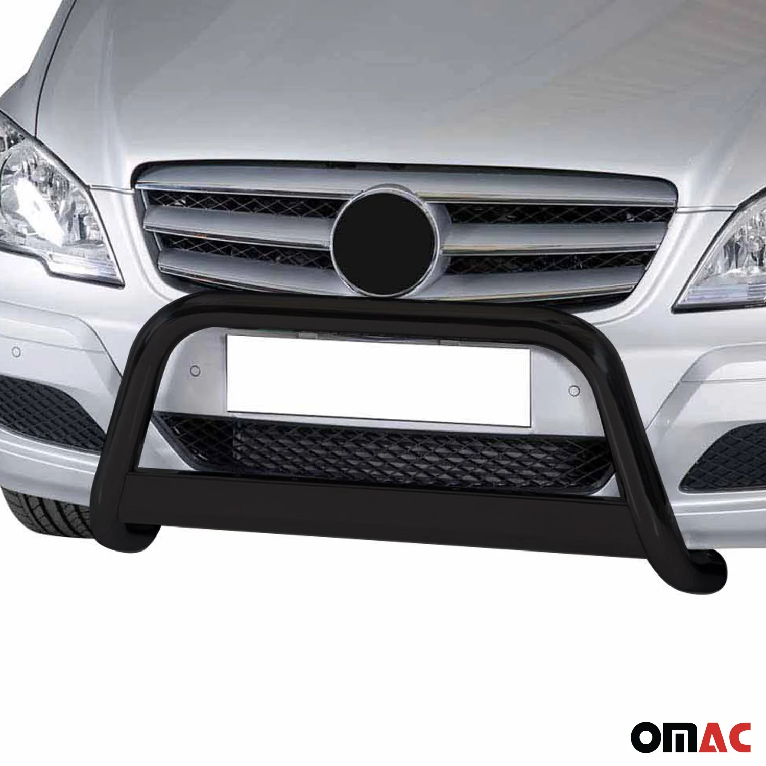 Frontbügel Frontschutzbügel für Mercedes Vito Viano 2010-2014 ø63 Stahl Schwarz - Image 2