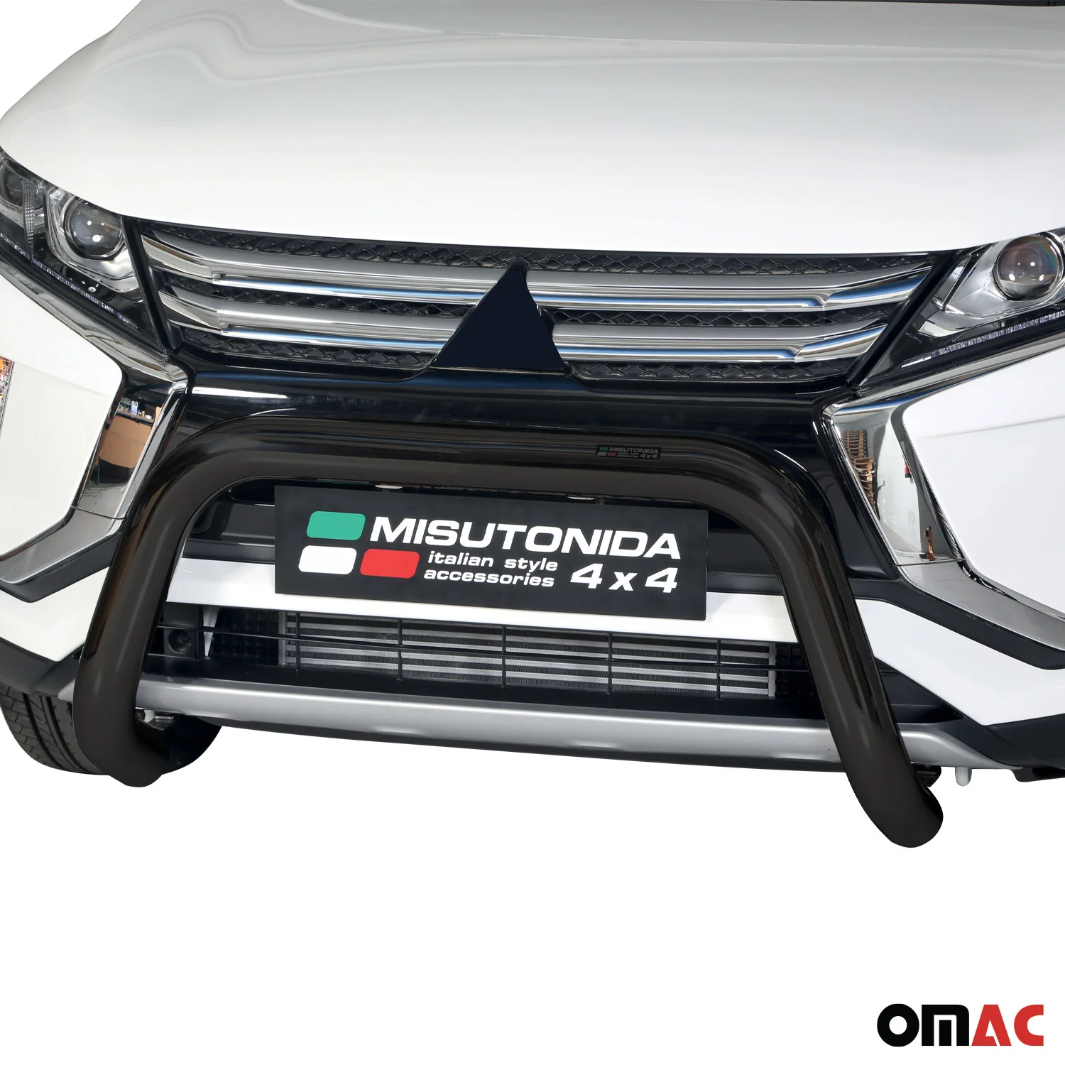 Frontbügel Frontschutzbügel für Mitsubishi Eclipse Cross 2018-2020 ø76 Schwarz - Image 2