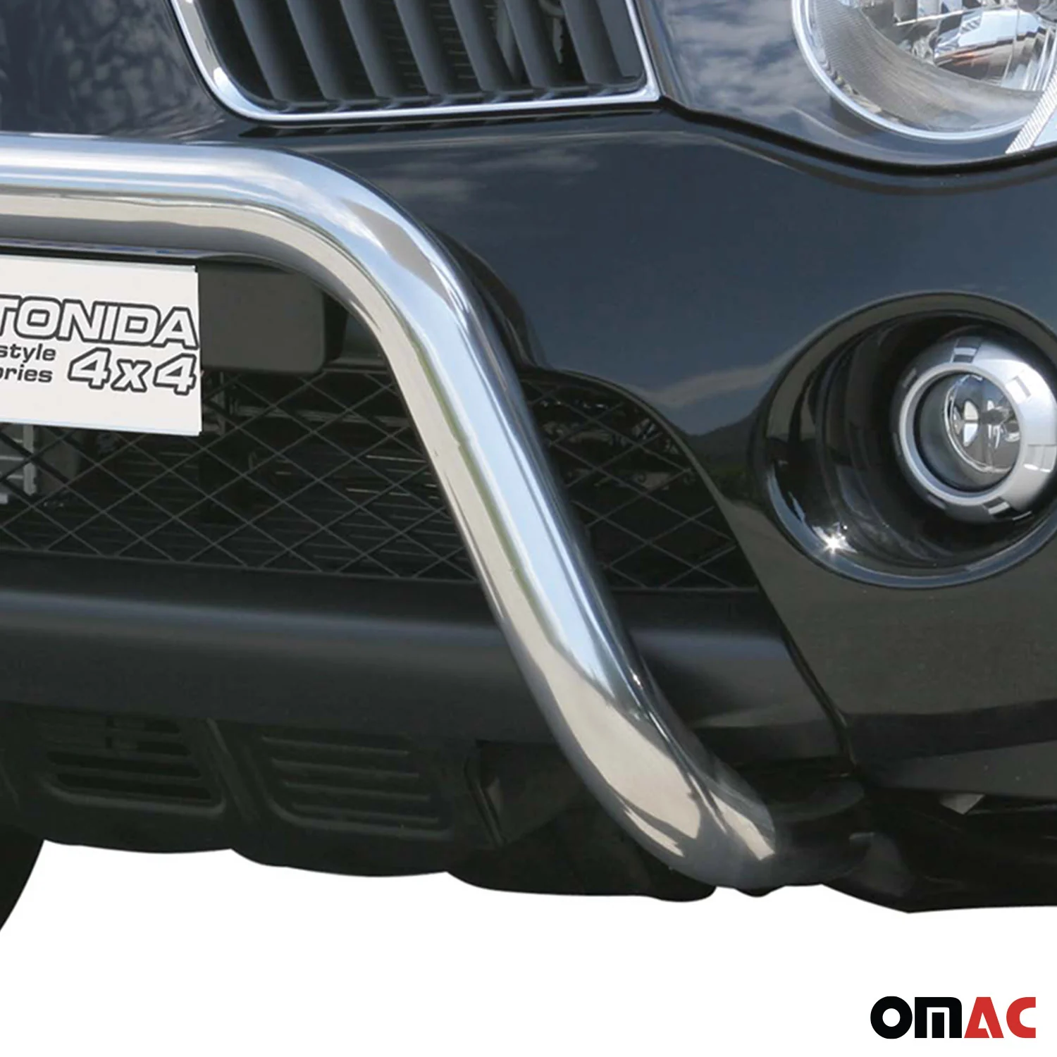 Frontbügel Frontschutzbügel für Mitsubishi L200 2006-2009 ø76mm Stahl Silber - Image 3