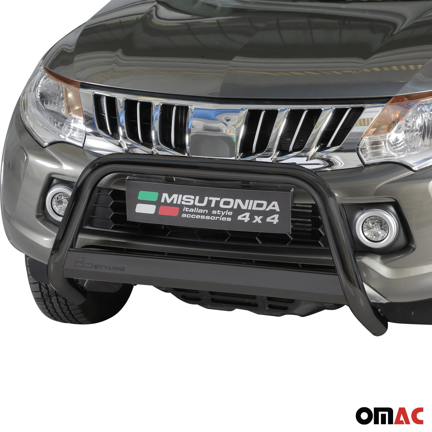 Frontbügel Frontschutzbügel für Mitsubishi L200 2015-2018 ø63mm Stahl Schwarz - Image 2