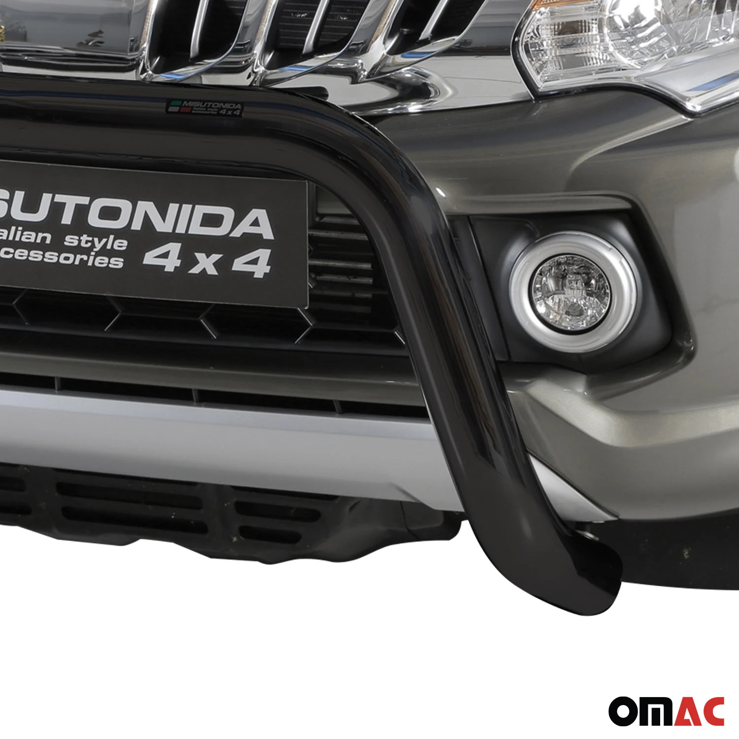 Frontbügel Frontschutzbügel für Mitsubishi L200 2015-2018 ø76mm Stahl Schwarz - Image 3
