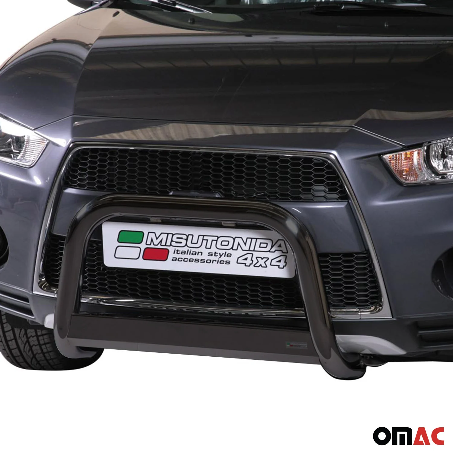 Frontbügel Frontschutzbügel für Mitsubishi Outlander 2010-2012 ø63 Stahl Schwarz - Image 2