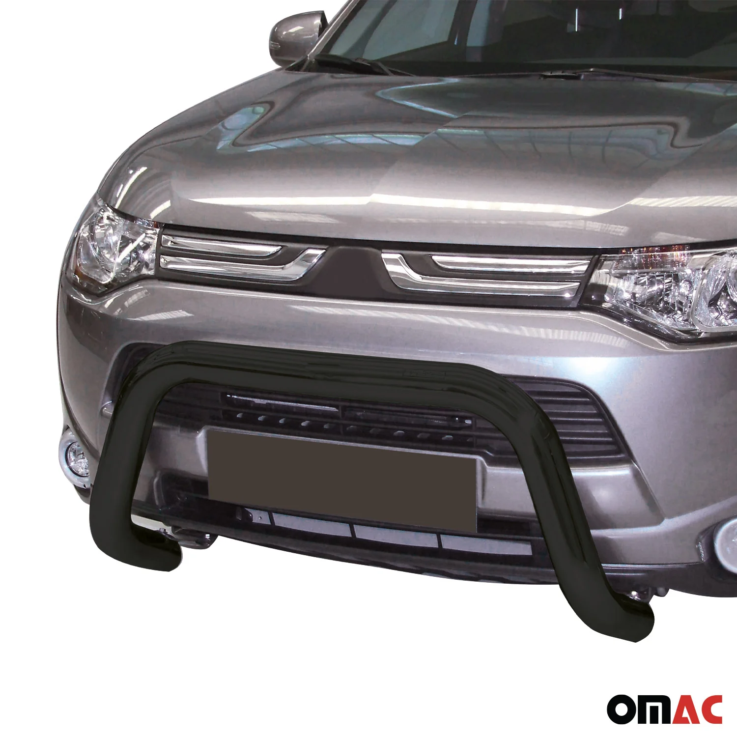 Frontbügel Frontschutzbügel für Mitsubishi Outlander 2013-2015 ø76 Stahl Schwarz - Image 2