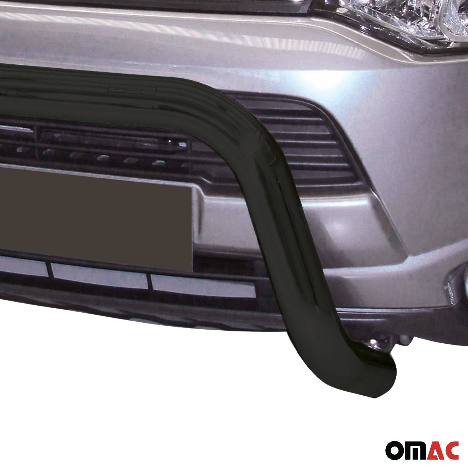 Frontbügel Frontschutzbügel für Mitsubishi Outlander 2013-2015 ø76 Stahl Schwarz - Image 3