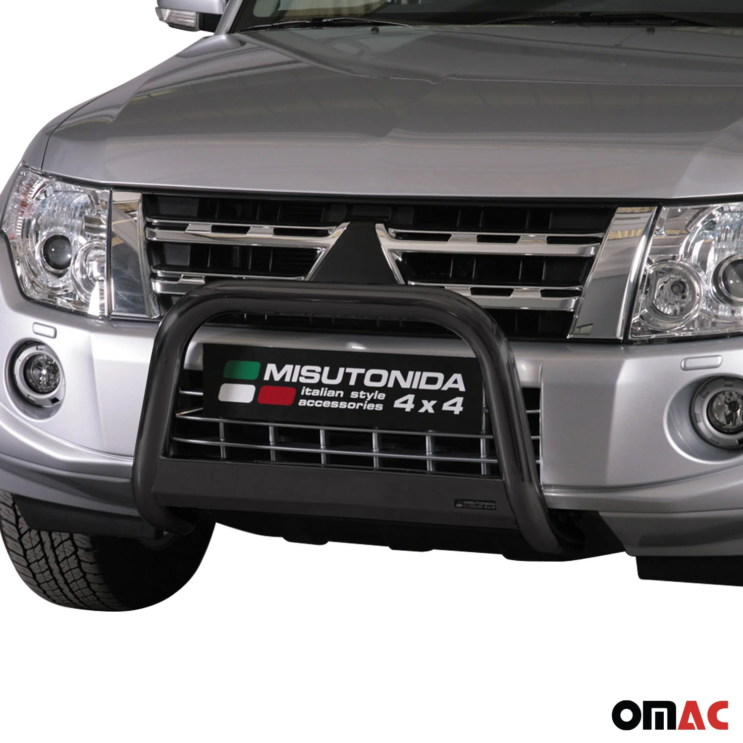 Frontbügel Frontschutzbügel für Mitsubishi Pajero 2012-2018 ø63mm Stahl Schwarz - Image 2