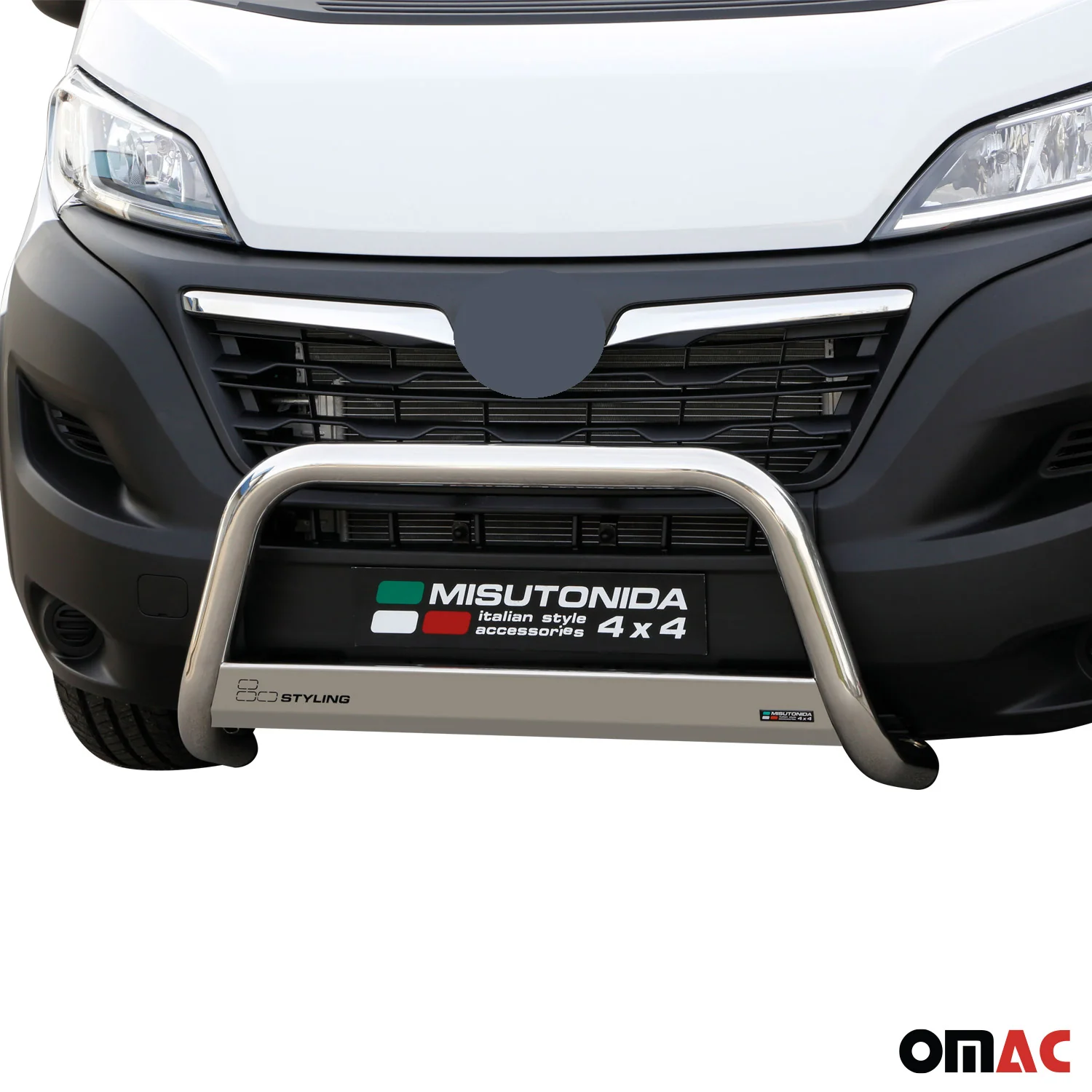 Frontbügel Frontschutzbügel für Opel Movano 2022-2026 ø63mm Stahl Silber Schutz - Image 2