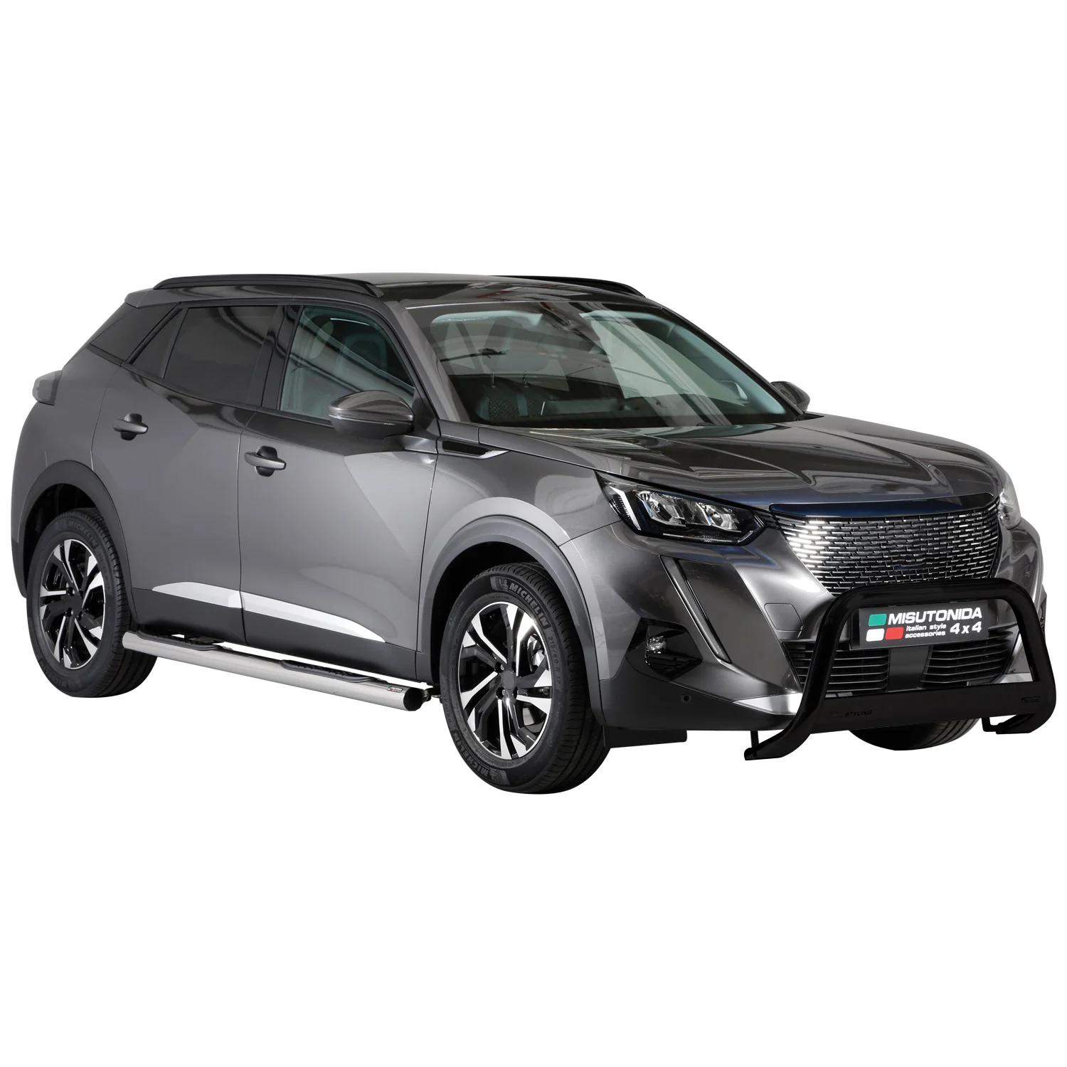 Frontbügel Frontschutzbügel für Peugeot 2008 2019-2026 ø63mm Stahl Schwarz