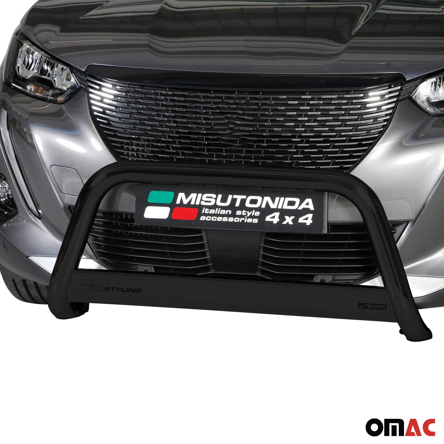 Frontbügel Frontschutzbügel für Peugeot 2008 2019-2026 ø63mm Stahl Schwarz - Image 2