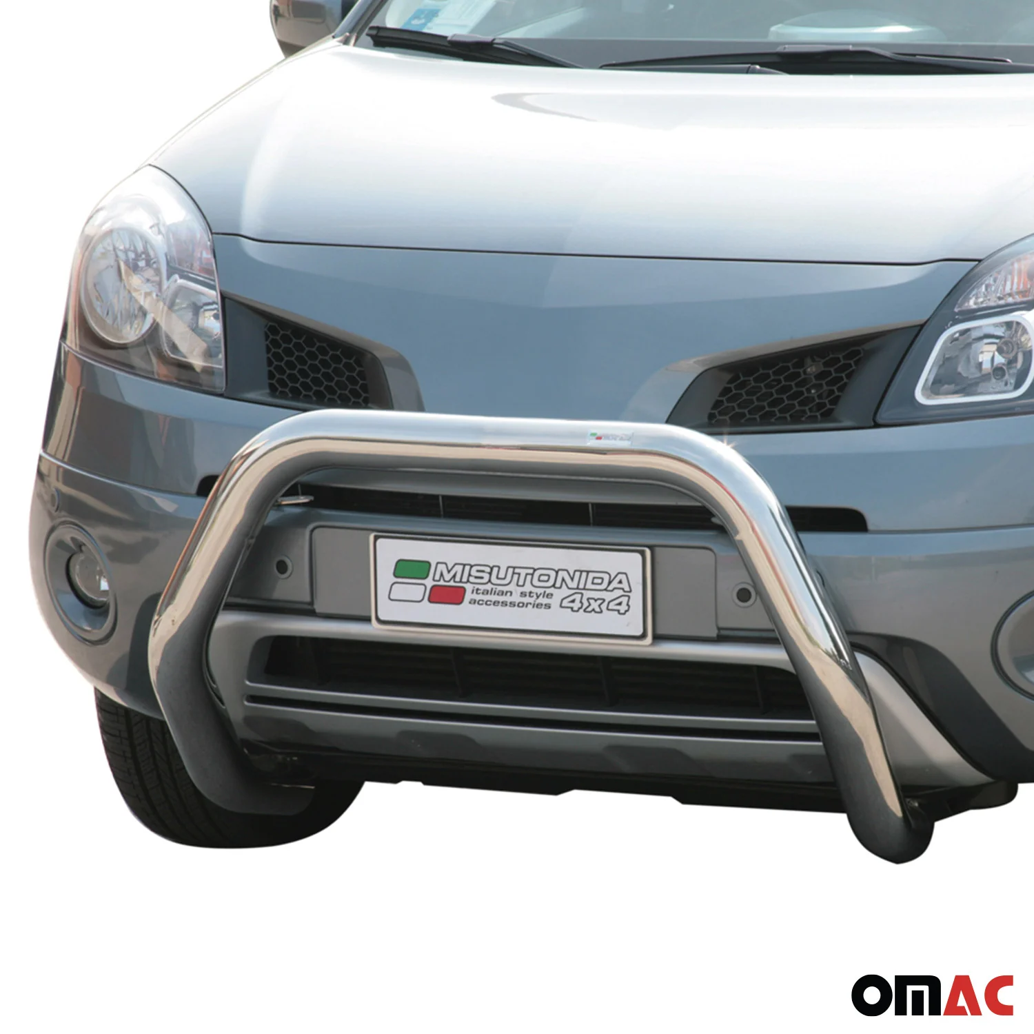 Frontbügel Frontschutzbügel für Renault Koleos 2008-2011 ø76mm Stahl Silber - Image 2