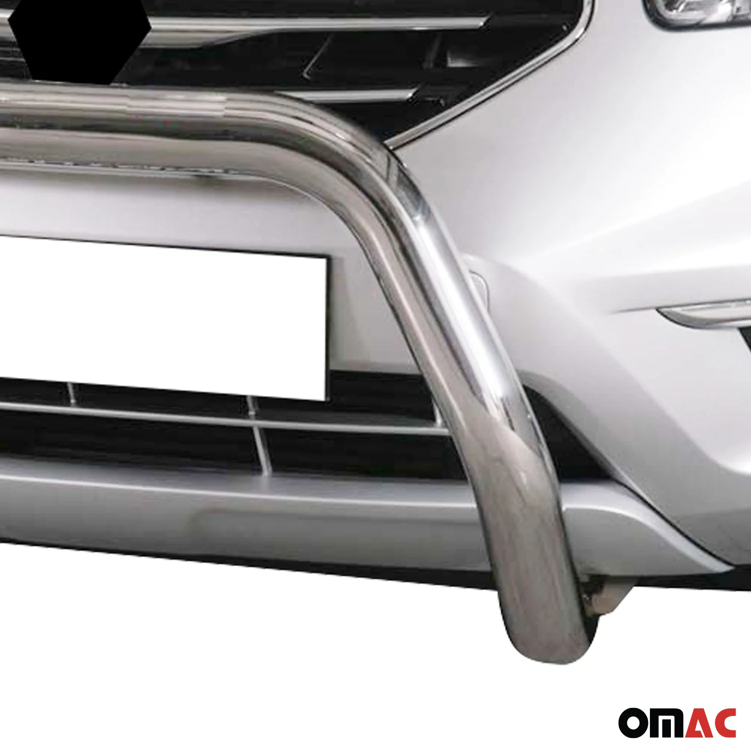 Frontbügel Frontschutzbügel für Renault Koleos 2011-2013 ø76mm Stahl Silber - Image 3