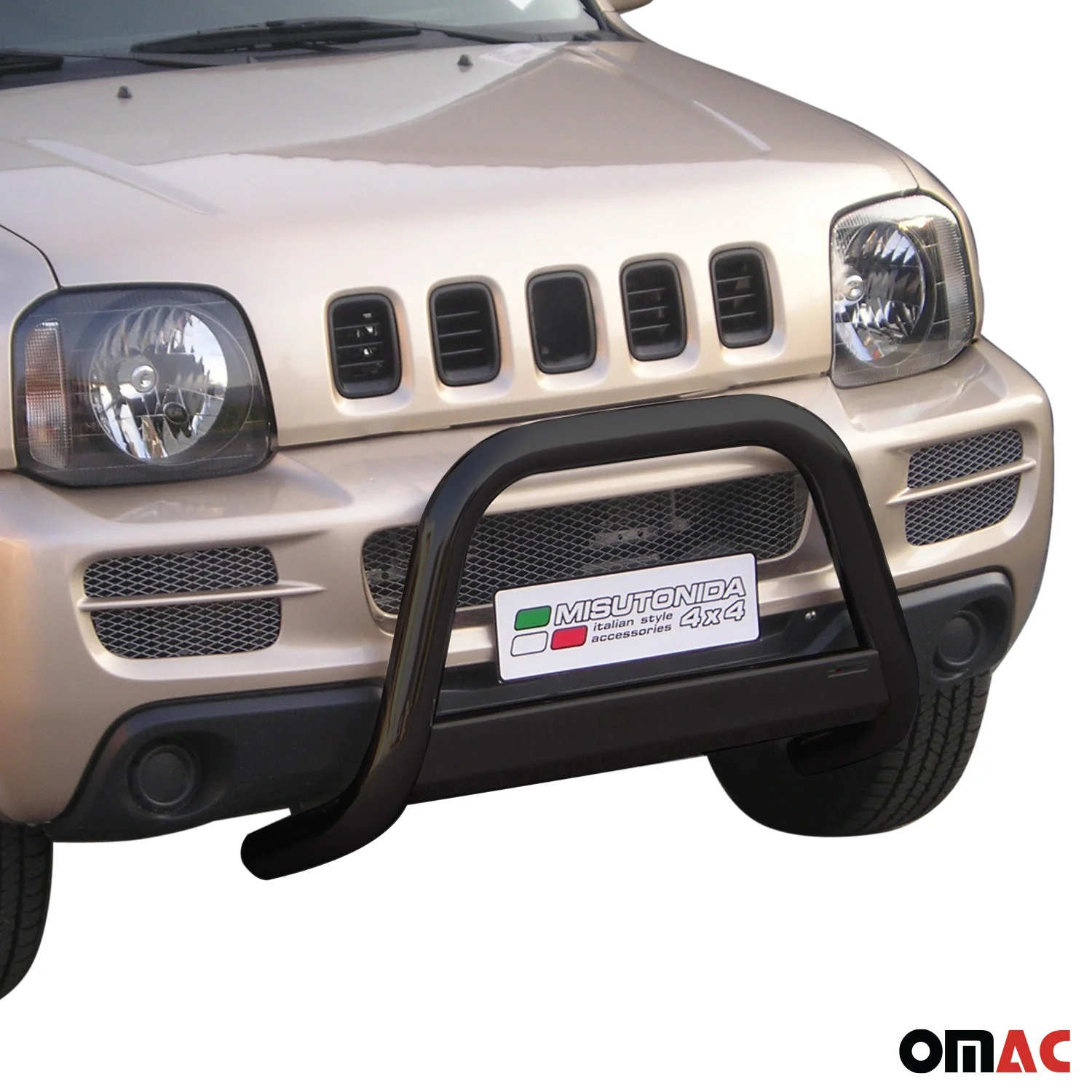 Frontbügel Frontschutzbügel für Suzuki Jimny 2006-2012 ø63mm Edelstahl Schwarz - Image 2