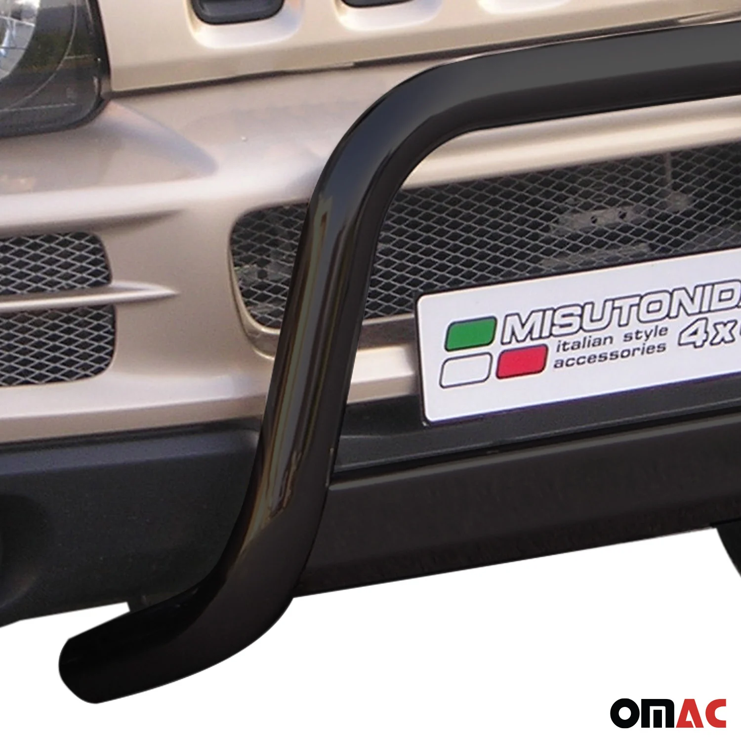 Frontbügel Frontschutzbügel für Suzuki Jimny 2006-2012 ø63mm Edelstahl Schwarz - Image 3