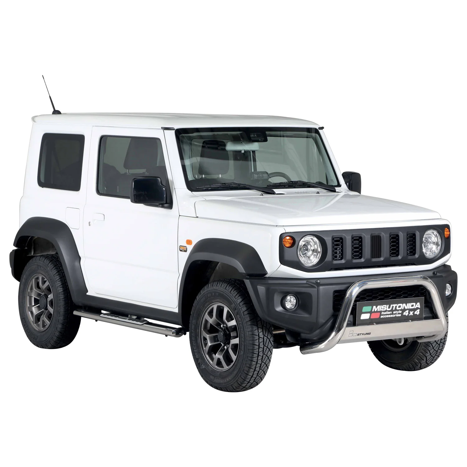 Frontbügel Frontschutzbügel für Suzuki Jimny 2018-2026 ø63mm Stahl Silber Schutz