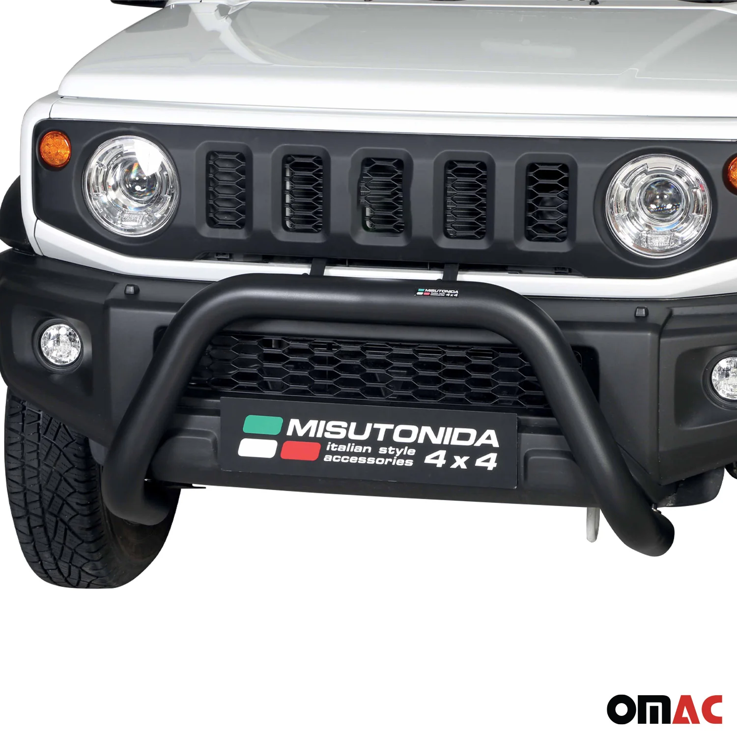 Frontbügel Frontschutzbügel für Suzuki Jimny 2018-2026 ø76mm Stahl Schwarz - Image 2