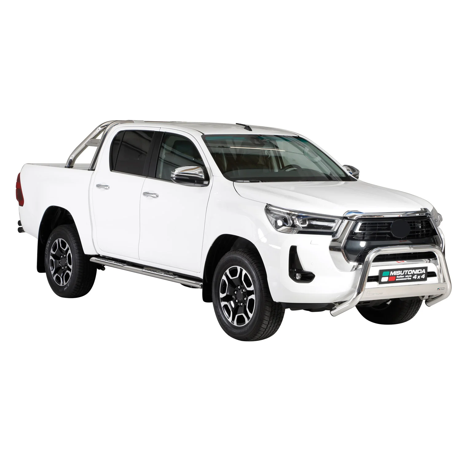 Frontbügel Frontschutzbügel für Toyota Hilux 2021-2026 ø63mm Stahl Silber Schutz