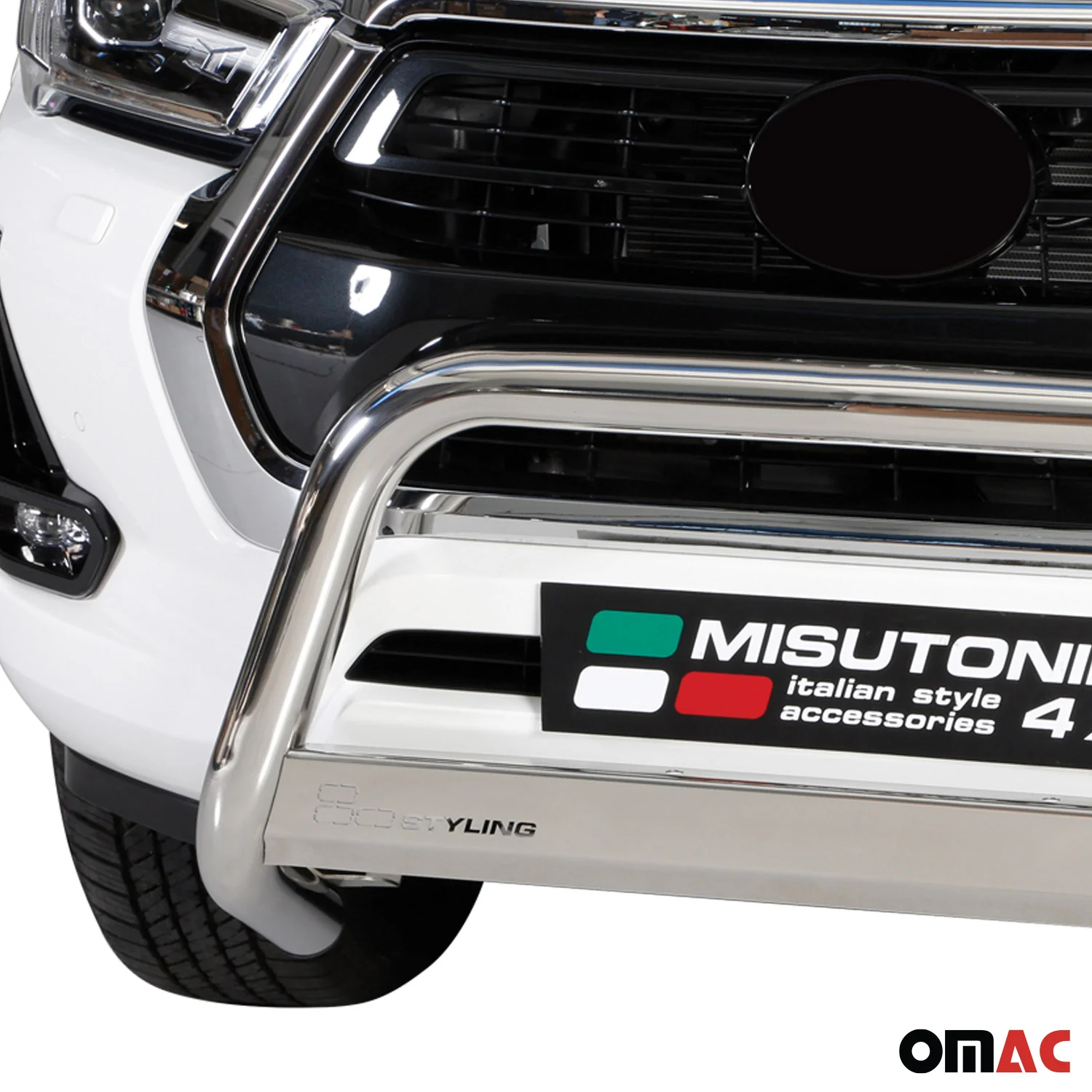 Frontbügel Frontschutzbügel für Toyota Hilux 2021-2026 ø63mm Stahl Silber Schutz - Image 3