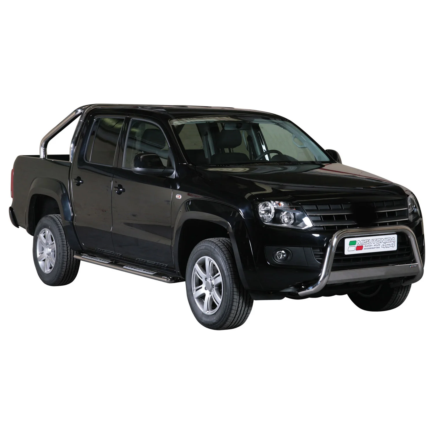 Frontbügel Frontschutzbügel für VW Amarok Highline 2016-2020 ø63mm Stahl Silber