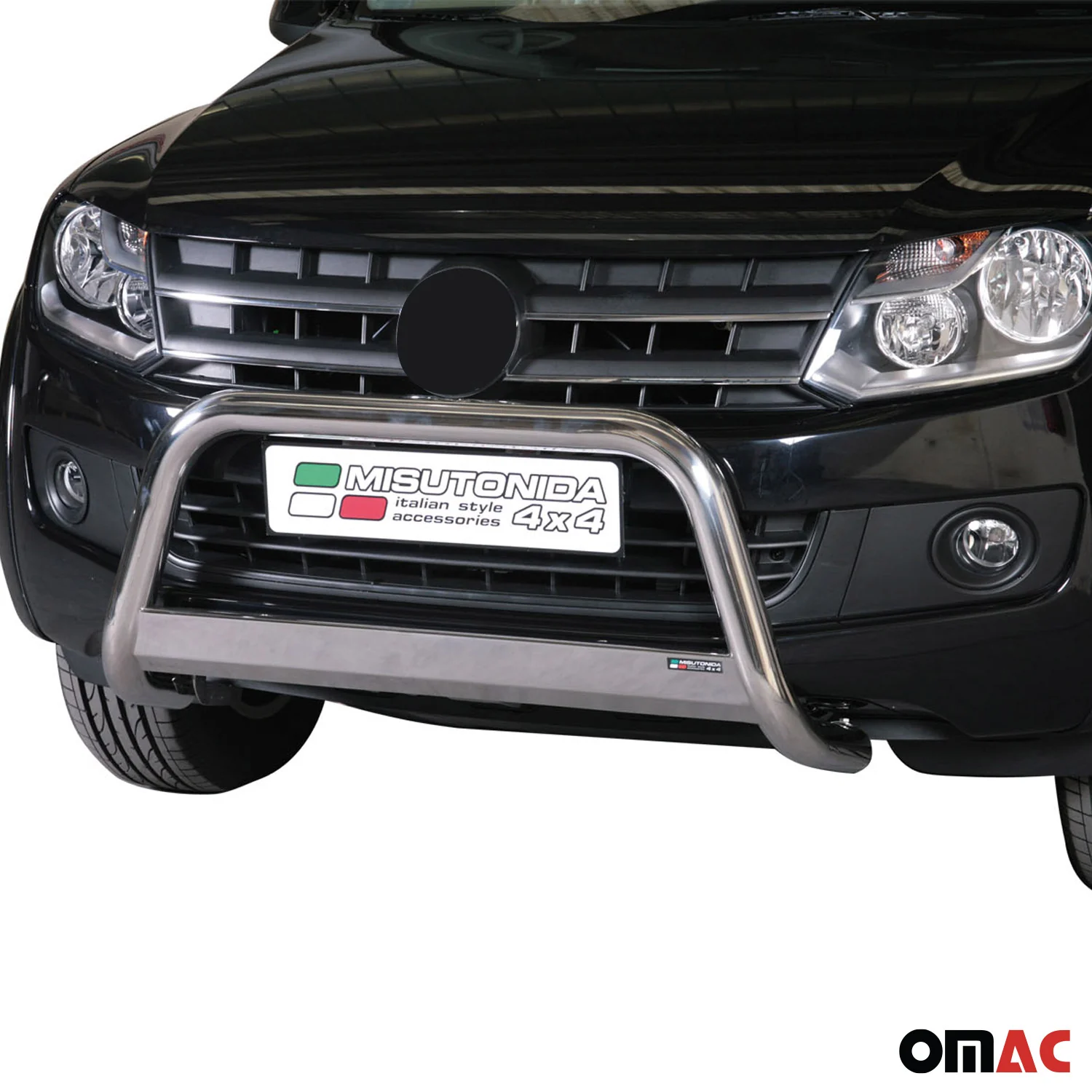 Frontbügel Frontschutzbügel für VW Amarok Highline 2016-2020 ø63mm Stahl Silber - Image 2