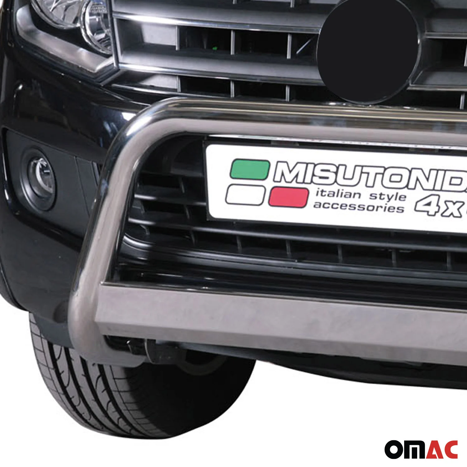 Frontbügel Frontschutzbügel für VW Amarok Highline 2016-2020 ø63mm Stahl Silber - Image 3