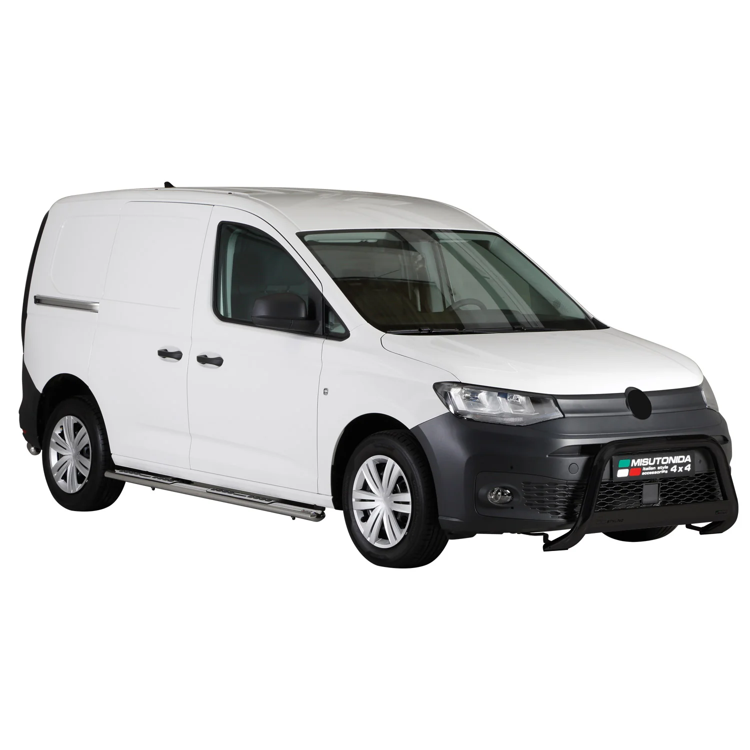 Frontbügel Frontschutzbügel für VW Caddy 2021-2026 ø63mm Stahl Schwarz Schutz