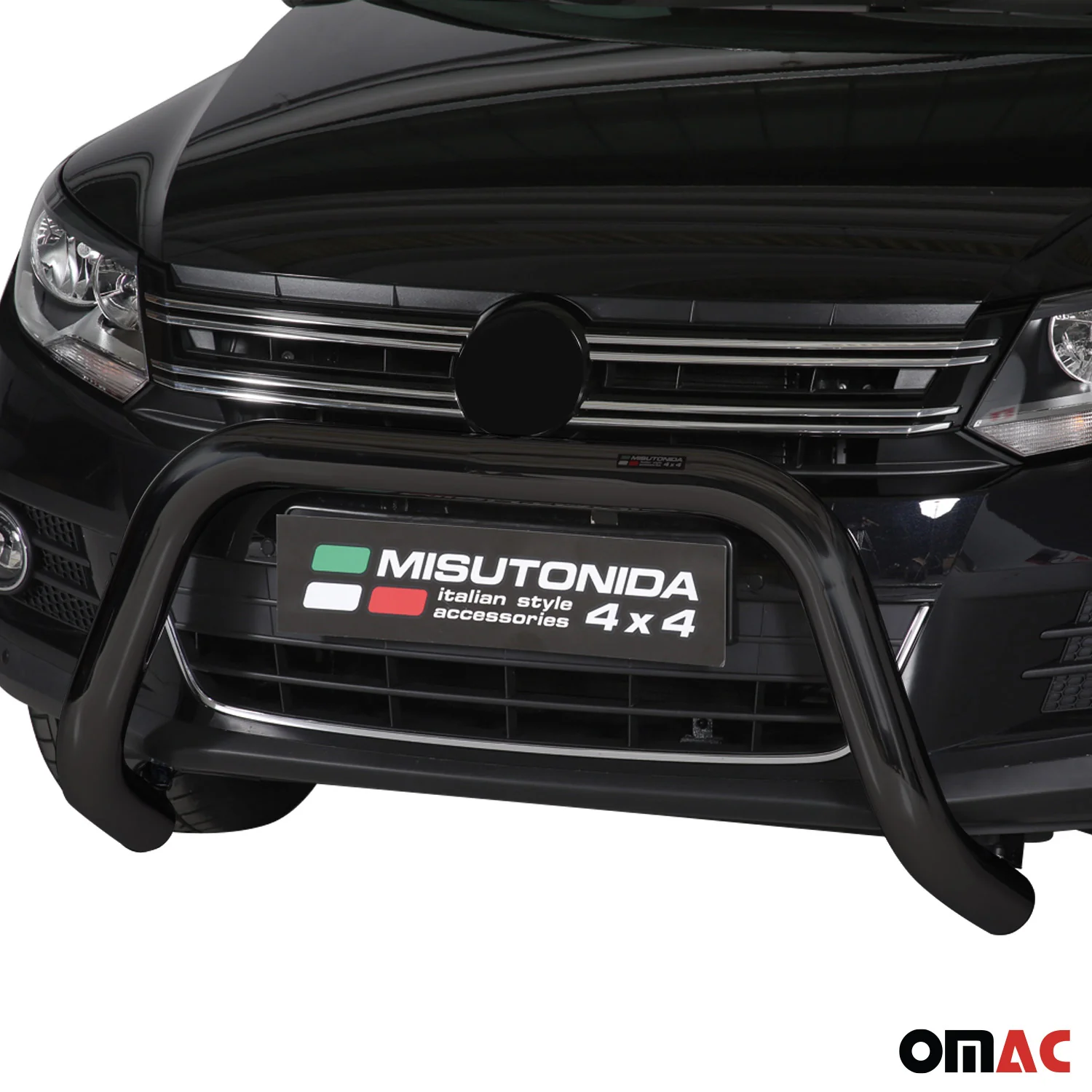 Frontbügel Frontschutzbügel für VW Tiguan 2011-2016 ø76mm Stahl Schwarz Schutz - Image 2