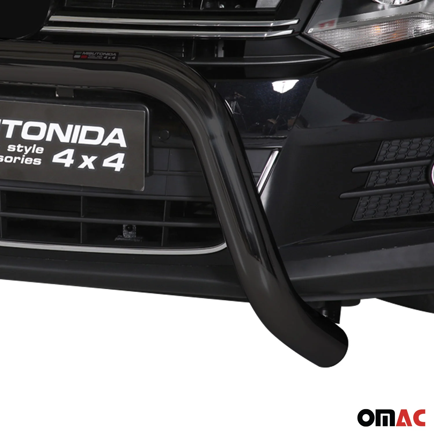 Frontbügel Frontschutzbügel für VW Tiguan 2011-2016 ø76mm Stahl Schwarz Schutz - Image 3