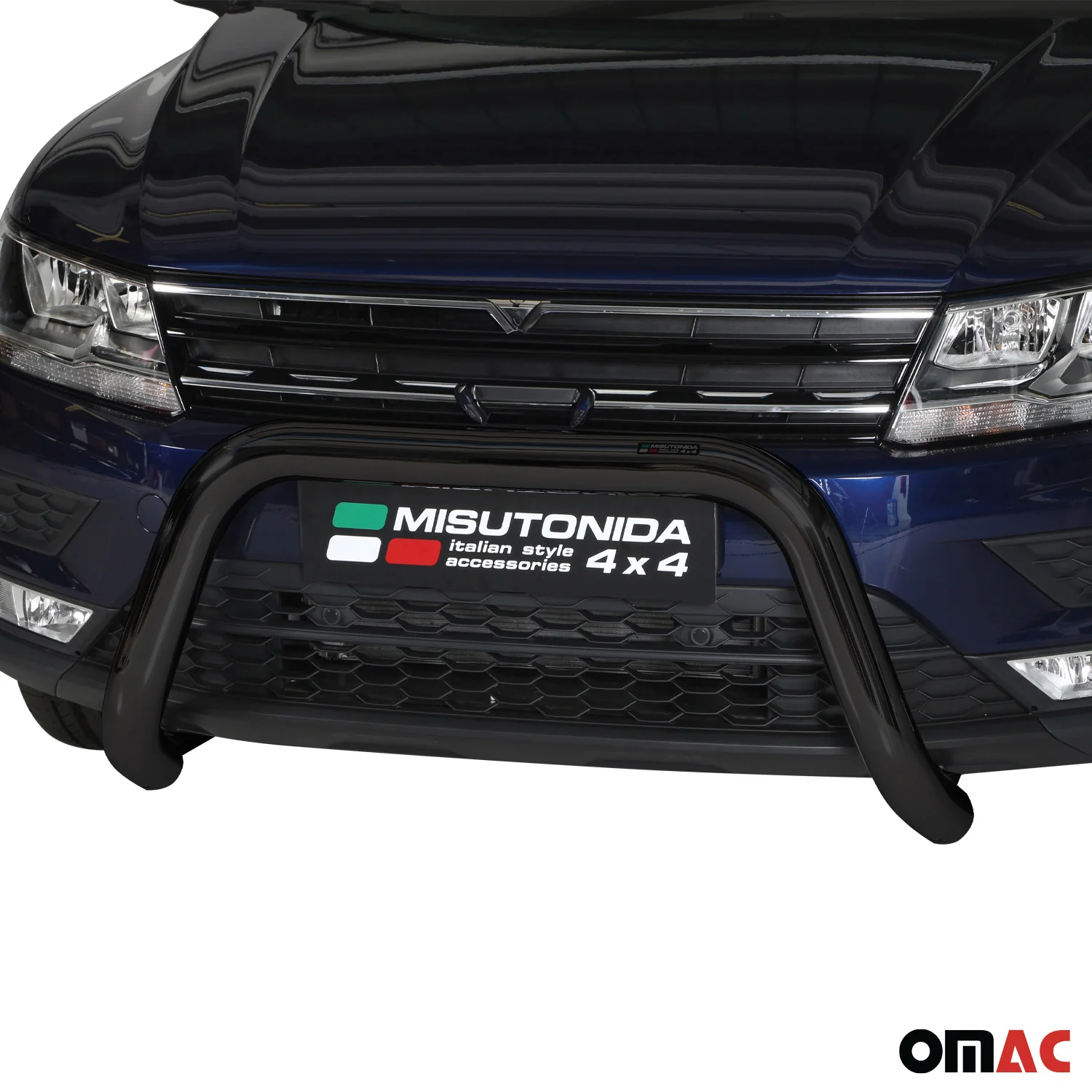 Frontbügel Frontschutzbügel für VW Tiguan mk2 2016-2024 ø76 Stahl Schwarz - Image 2